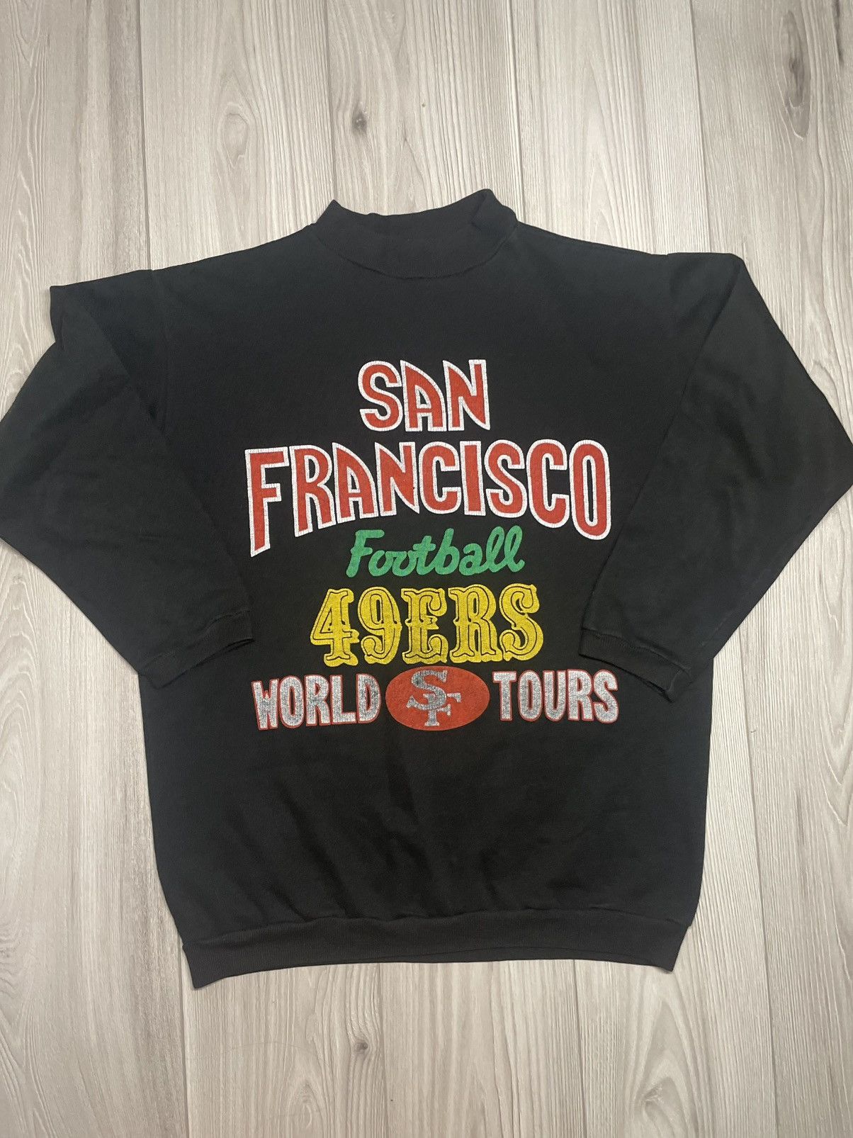 Vintage 80s 90s San Francisco 49ers World Tour football