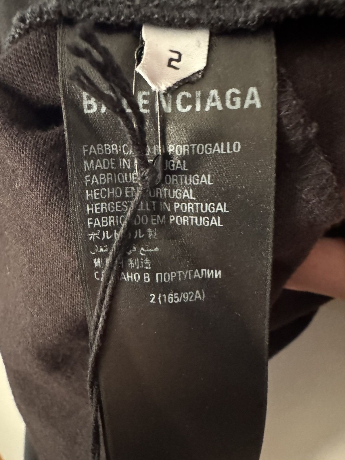 Balenciaga BLAENCIAGA upside-down t shirt—black— BNWT Size US M / EU 48-50 / 2 - 4 Thumbnail