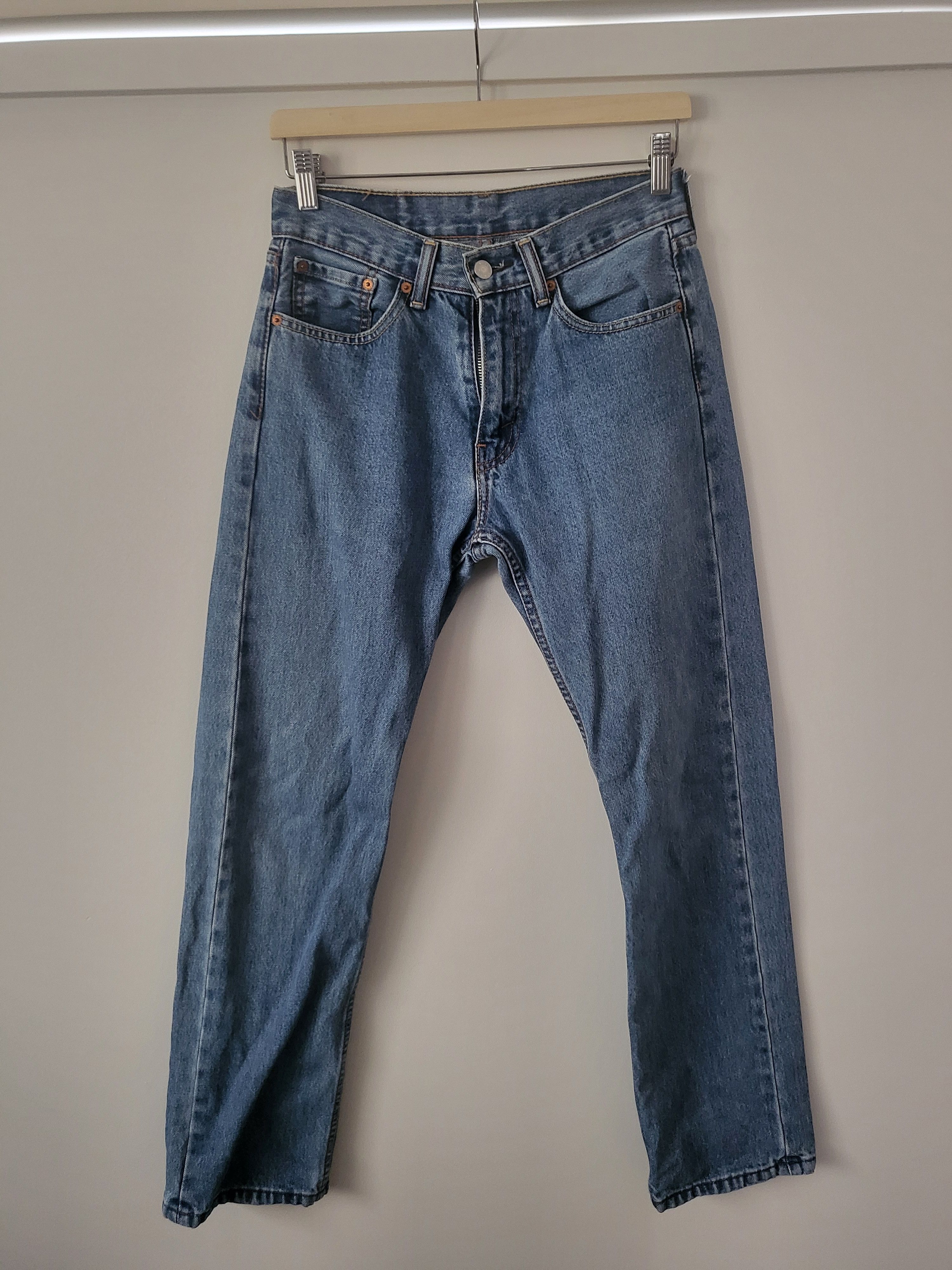 Levi's Mid wash Blue Levi's 505's Size US 29 - 1 Thumbnail