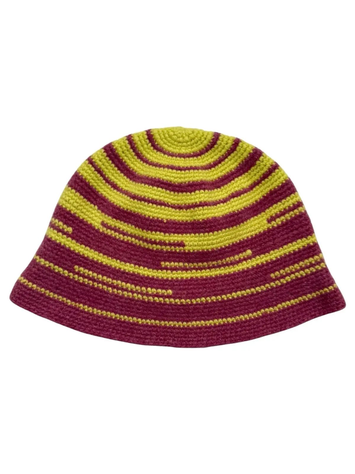 The Elder Statesman The Elder Statesman Crochet Duo Ombre Bucket Hat Size ONE SIZE - 1 Thumbnail