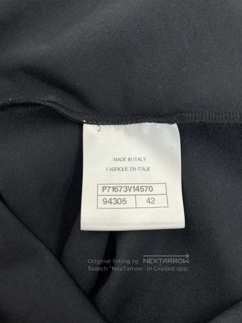 Chanel Chanel Black full logo full double C bottom long sleeves Size M / US 6-8 / IT 42-44 - 5 Thumbnail