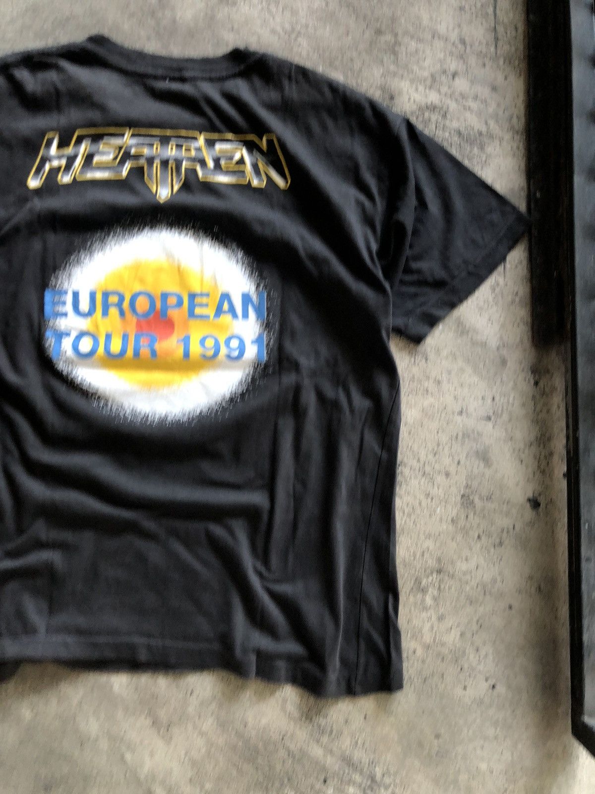 Band Tees × Vintage VTG HEATHEN “VICTIMS OF DECEPTION EUROPAN TOUR 1991 Size US L / EU 52-54 / 3 - 6 Thumbnail
