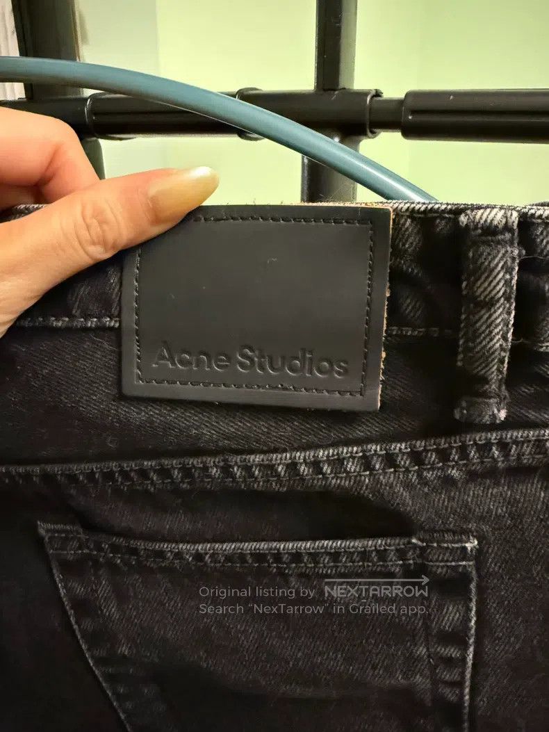 Acne Studios Acne Studios Washed Black Gray Flared Jeans Size US 34 / EU 50 - 6 Thumbnail