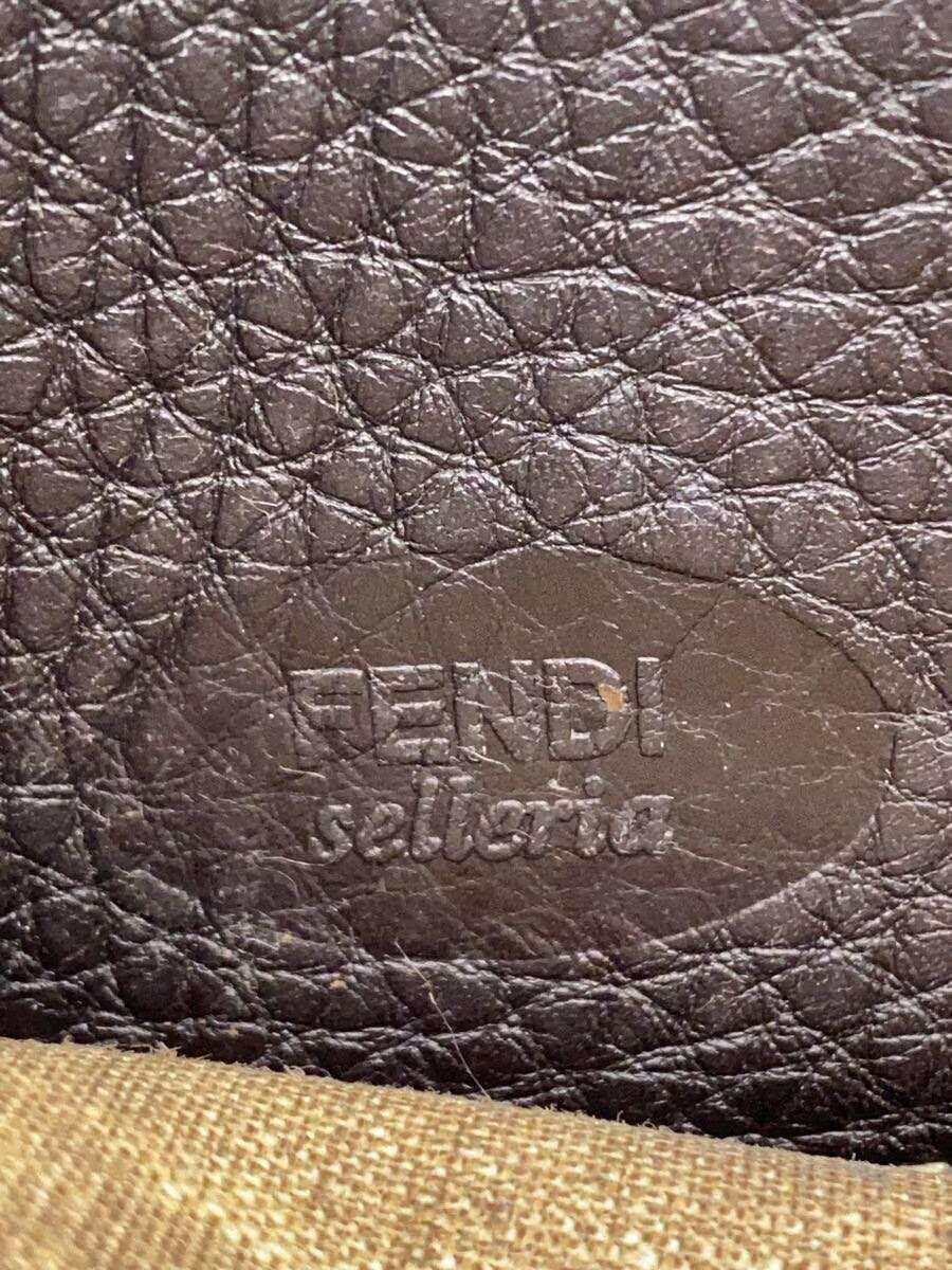 Fendi Fendi Selleria Leather Round Zipper Long Wallet Brown Size ONE SIZE - 3 Thumbnail