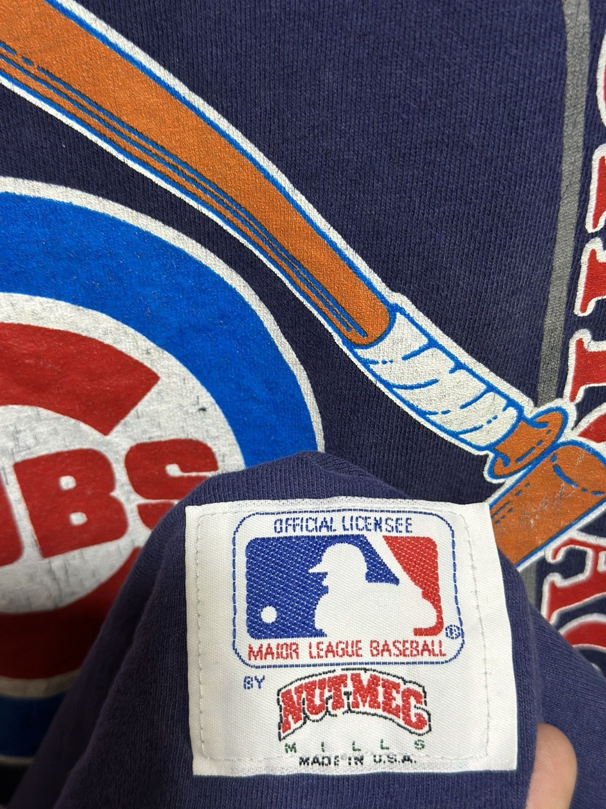 MLB Thrashed Chicago Cubs Mlb Faded Tee Size US L / EU 52-54 / 3 - 5 Thumbnail