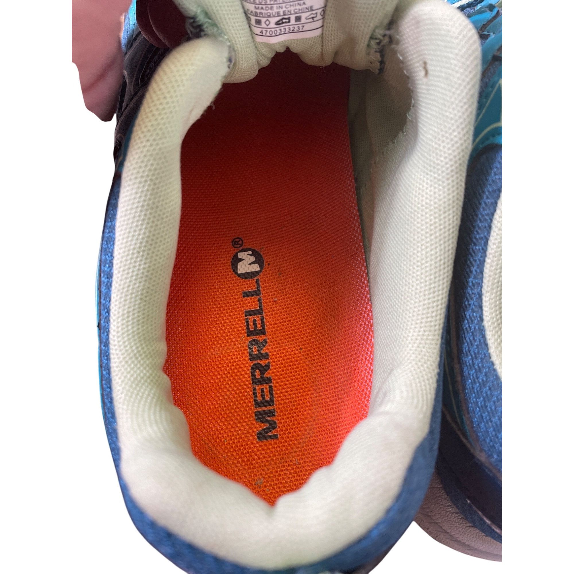 Merrell Merrell Womens Blue Green Trail Running Shoes Sneakers size Size US 8.5 / EU 41-42 - 8 Thumbnail