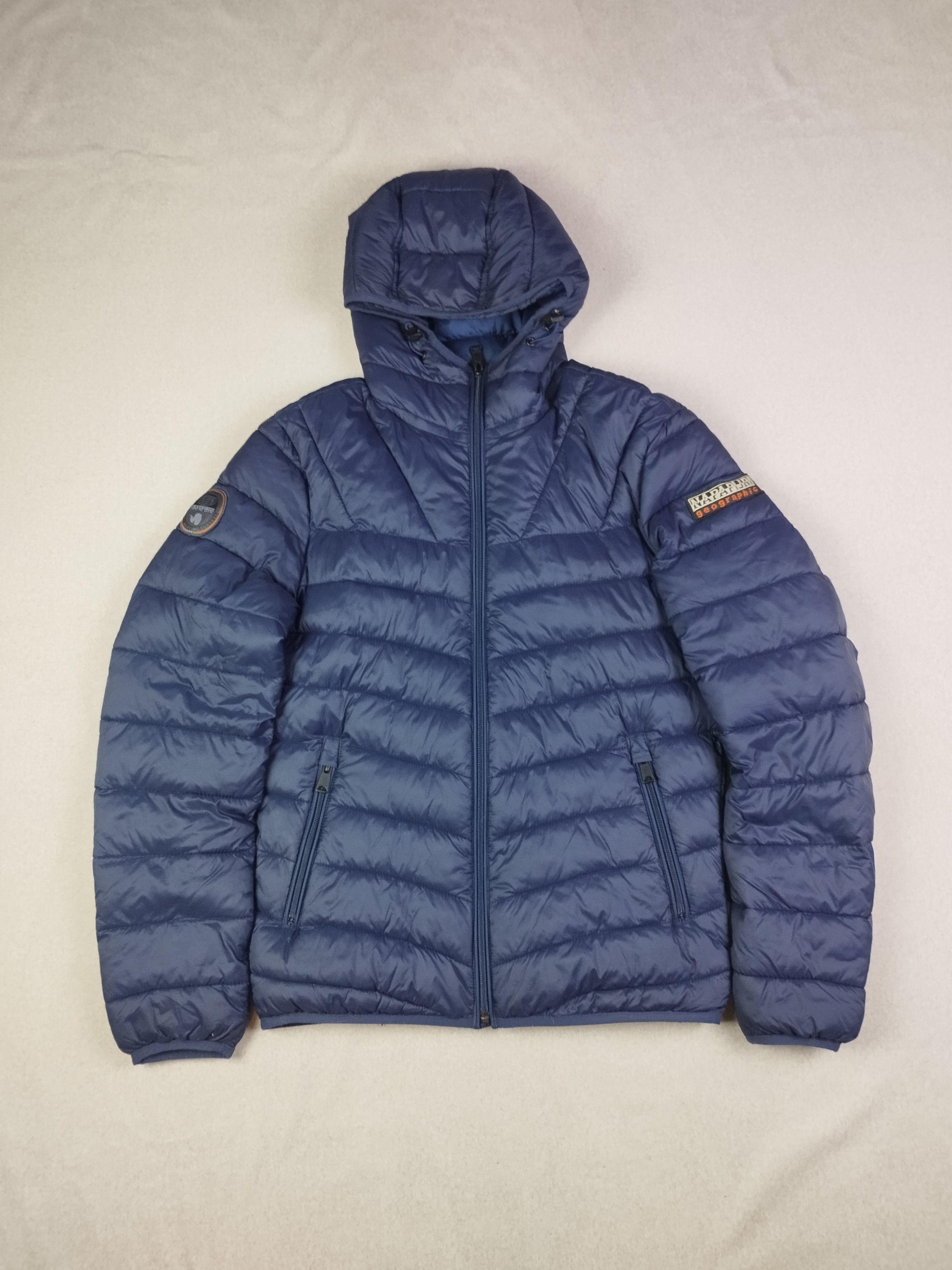 Napapijri light blue jacket best sale