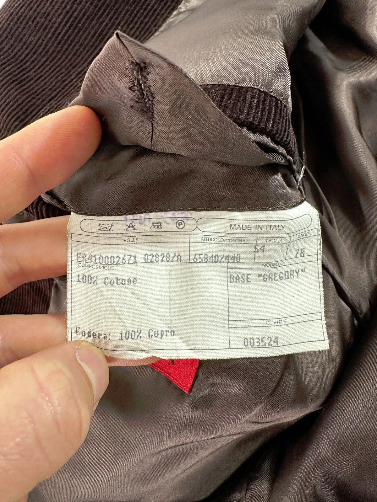 Isaia Rare Isaia Napoli Brown Corduroy Blazer Size 54 Drop 7R Size 54R - 5 Thumbnail
