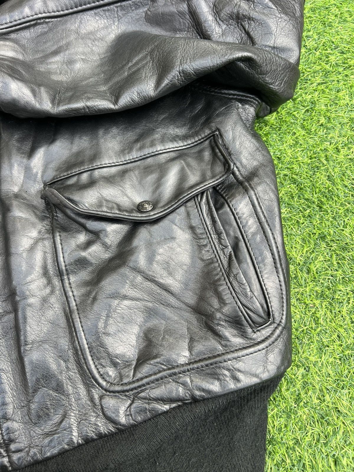 Schott VINTAGE SCHOTT NYC 184SM NAKED COWHIDE A-2 FLIGHT JACKET- M Size US M / EU 48-50 / 2 - 20 Thumbnail