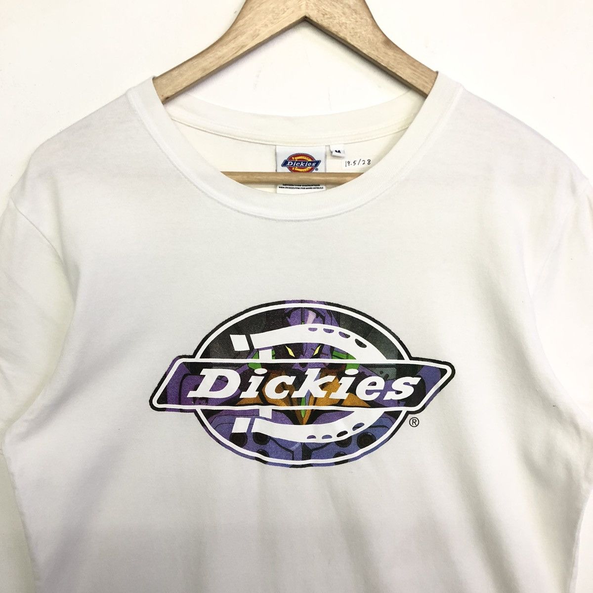Dickies Evangelion x Dickies Unit-01 Logo White T-Shirt Size US M / EU 48-50 / 2 - 2 Thumbnail