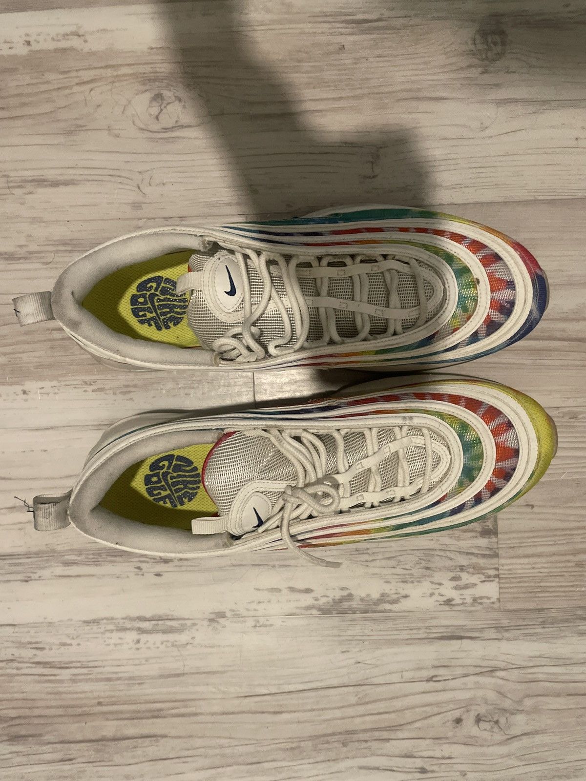 Nike Air max 97 tie die golf shoe Size US 12.5 / EU 45-46 - 11 Thumbnail