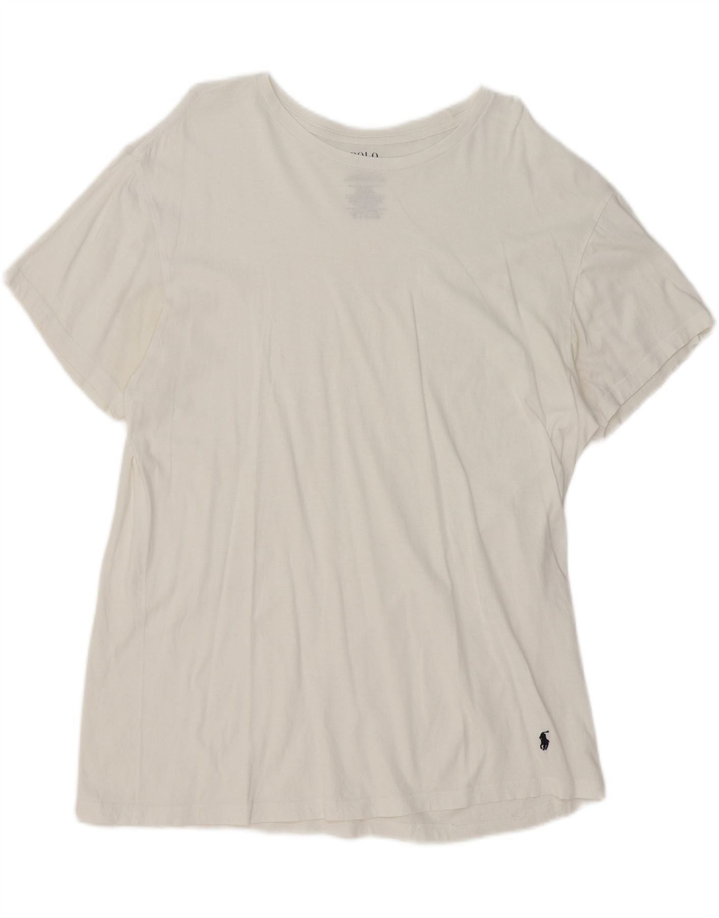 Polo Ralph Lauren Mens Classic Fit T-Shirt Top Large White Cotton Size US XXL / EU 58 / 5 - 1 Thumbnail