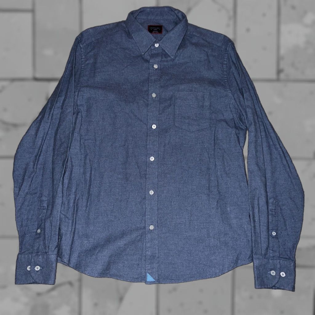 UNTUCKit UNTUCKit Blue Button-Down Shirt Mens Size L Size US L / EU 52-54 / 3 - 1 Thumbnail