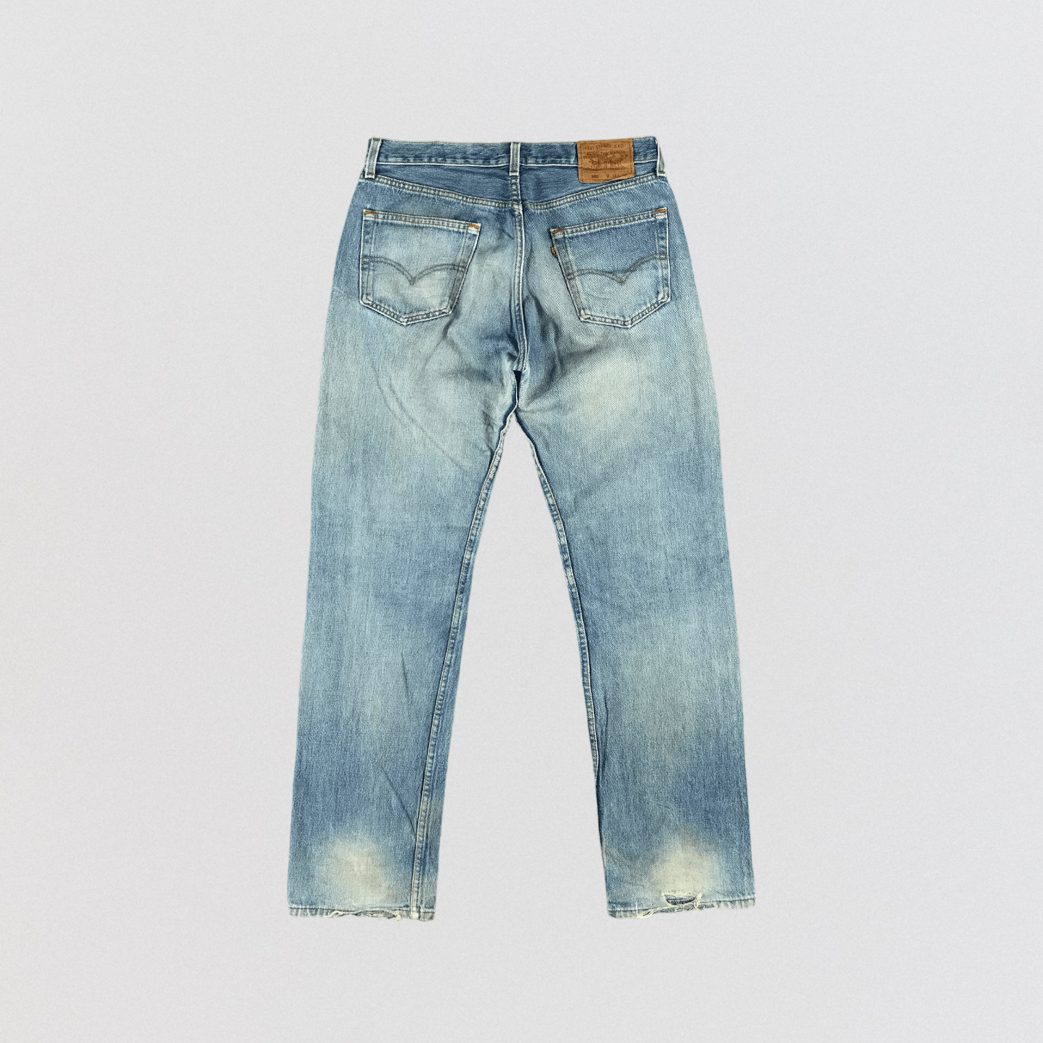 Levi's Vintage 90s Blue Wash Levis 501 Jeans-JM2934 Size US 33 - 2 Thumbnail