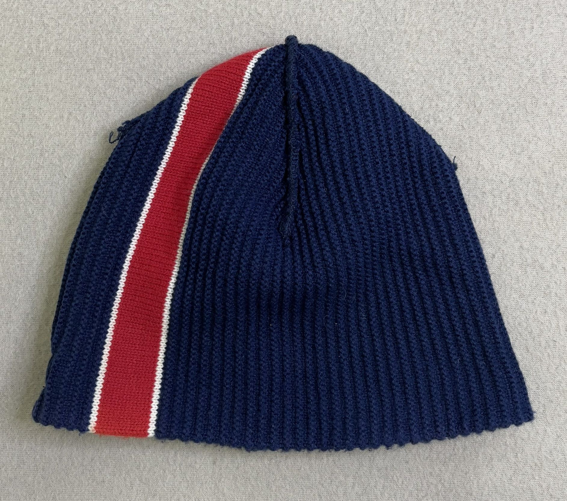 Nike × Vintage Nike 2000s navy winter hat Y2K size Universal Size ONE SIZE - 4 Thumbnail