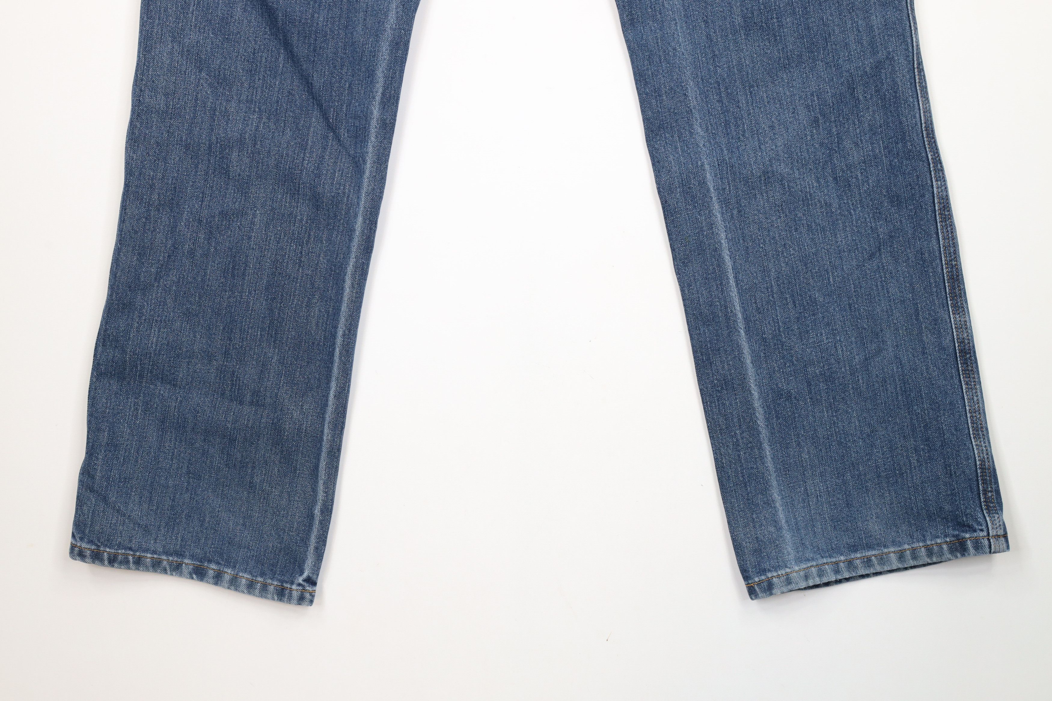 Carhartt × Vintage Vintage Carhartt Relaxed Fit Wide Leg Dungaree Jeans Blue Size US 36 / EU 52 - 14 Thumbnail