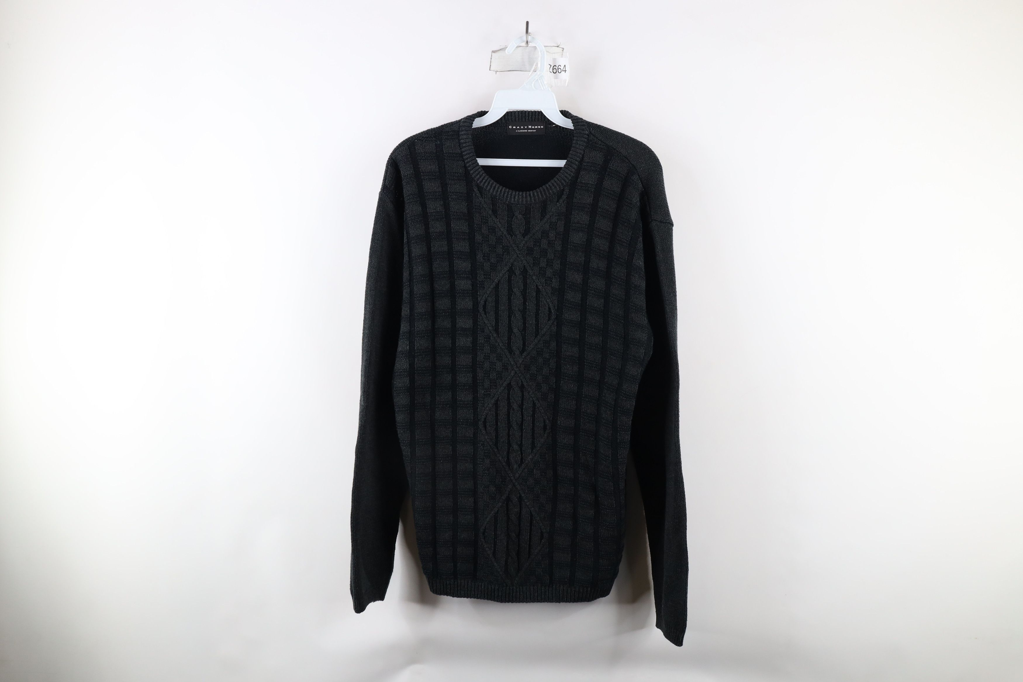 Vintage Vintage 90s Coogi Style Chunky Cabled Knit Cosby Sweater Size US M / EU 48-50 / 2 - 1 Thumbnail