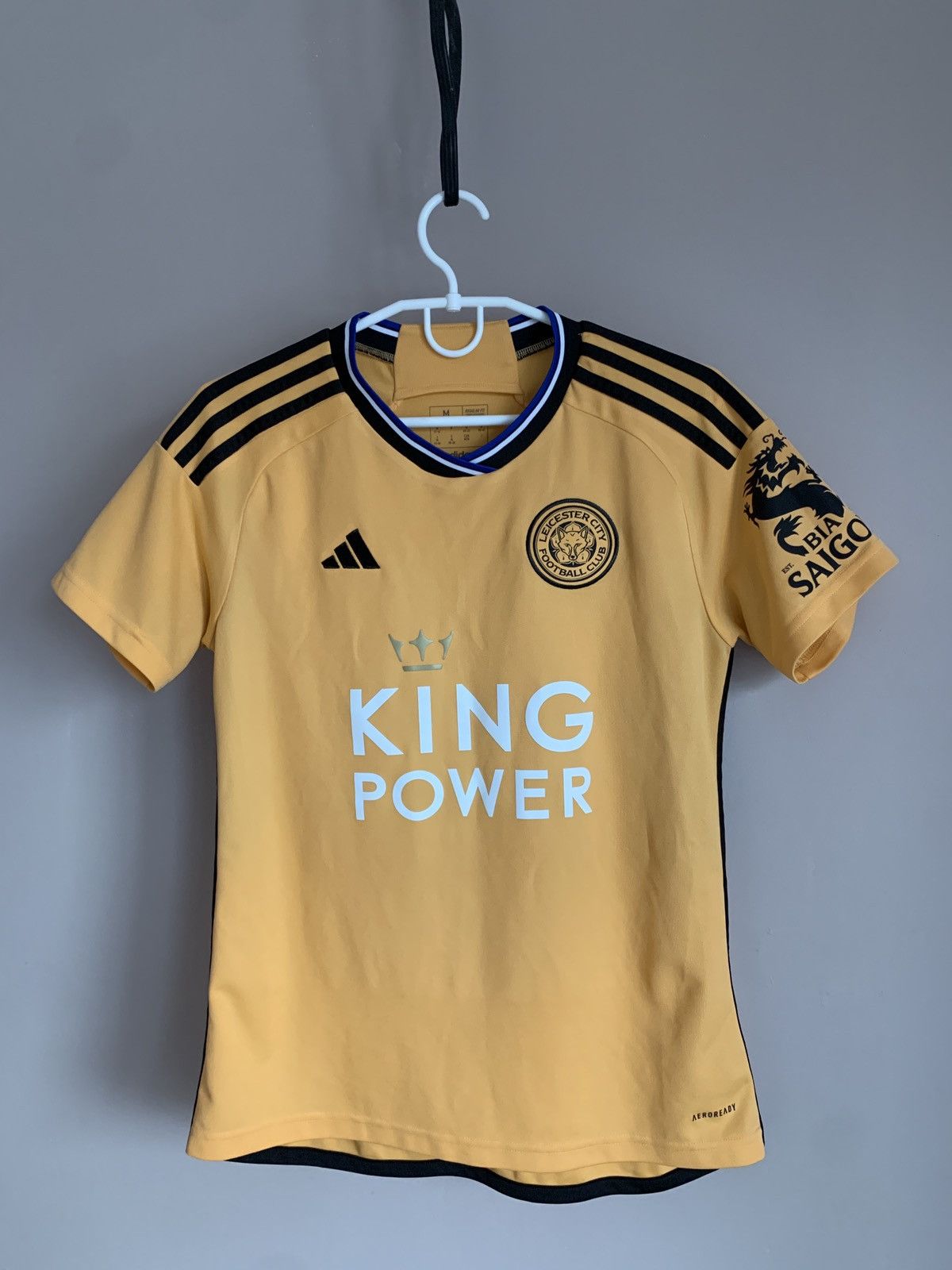 Adidas Womens Leicester City Third Football Shirt Adidas Soccer M Size M / US 6-8 / IT 42-44 - 1 Thumbnail