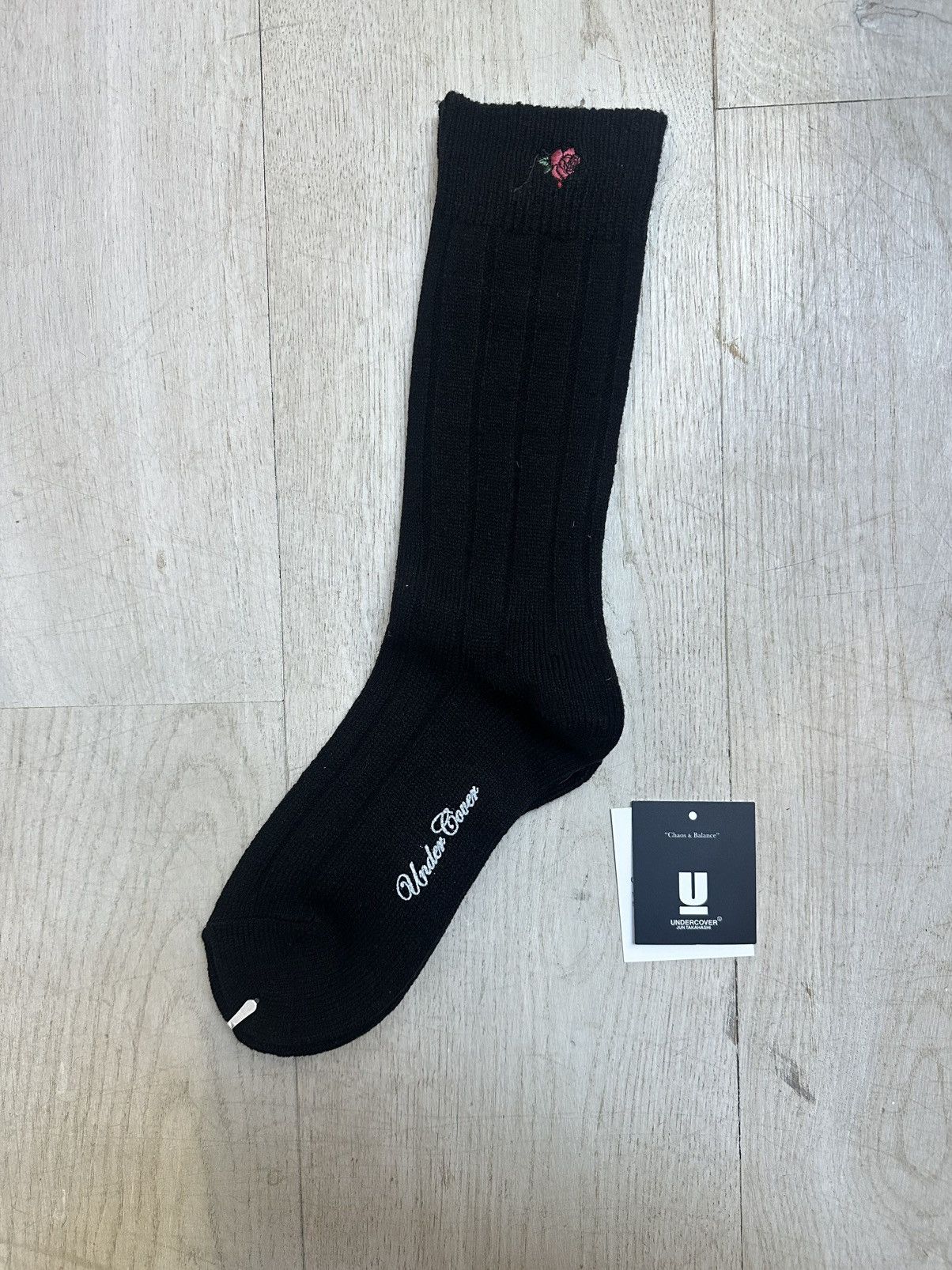 Jun Takahashi × Undercover Rose embroidered undercover socks Size ONE SIZE - 1 Thumbnail