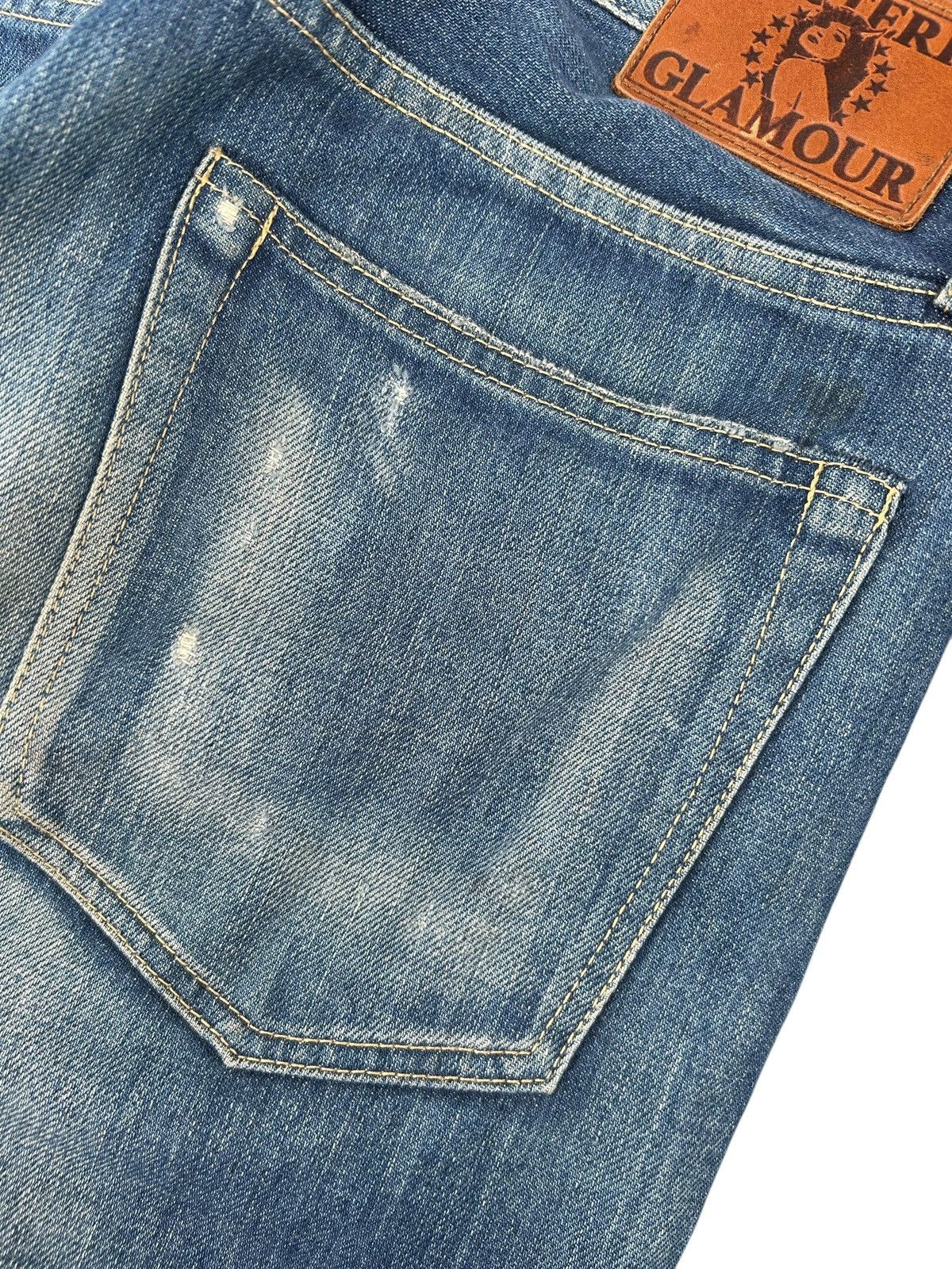 Kapital Vintage Hysteric Glamour Selvedge Distressed Denim Jeans Size US 31 - 14 Thumbnail