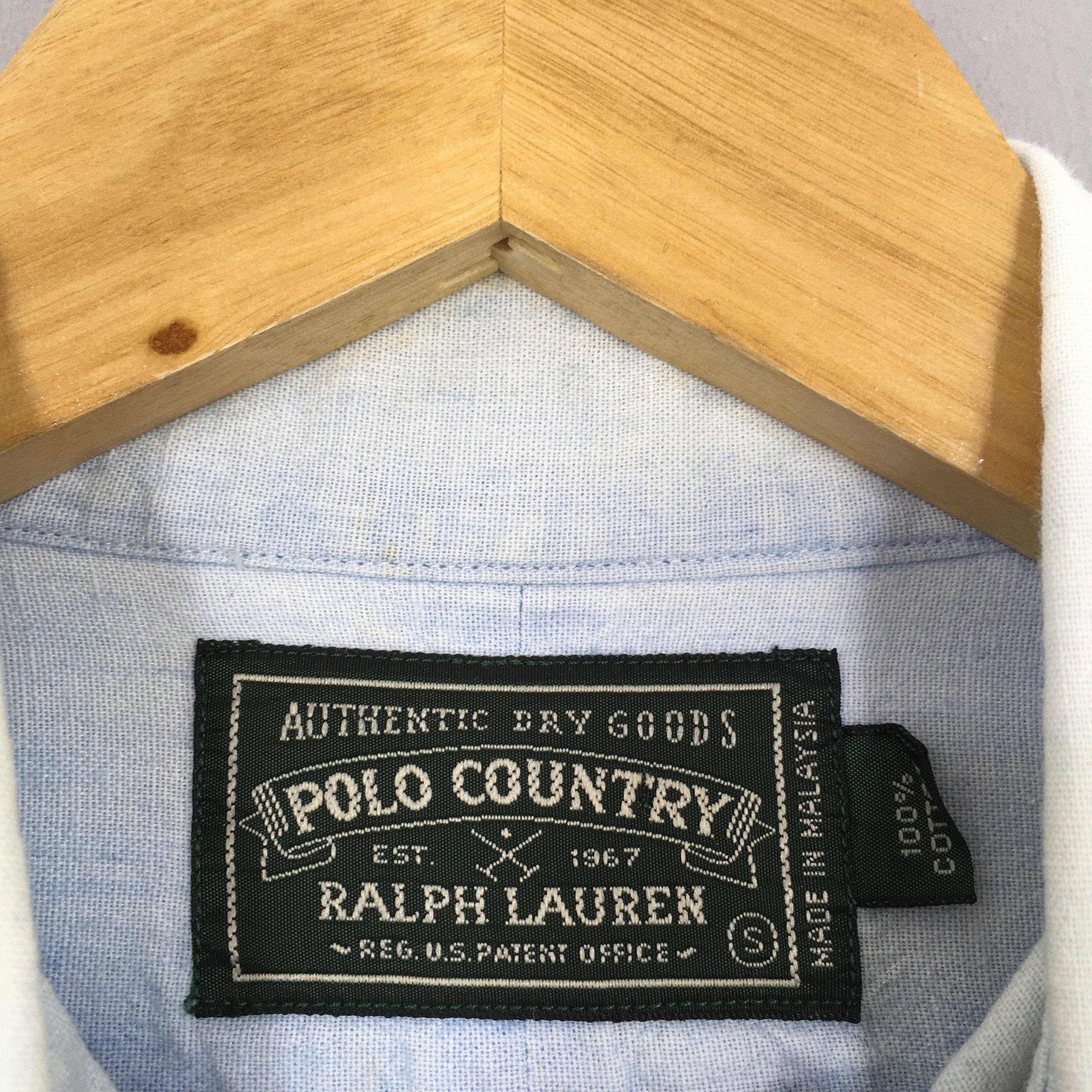 Polo Ralph Lauren Vintage Polo Country Ralph Lauren Denim Shirt Small Size US S / EU 44-46 / 1 - 5 Thumbnail