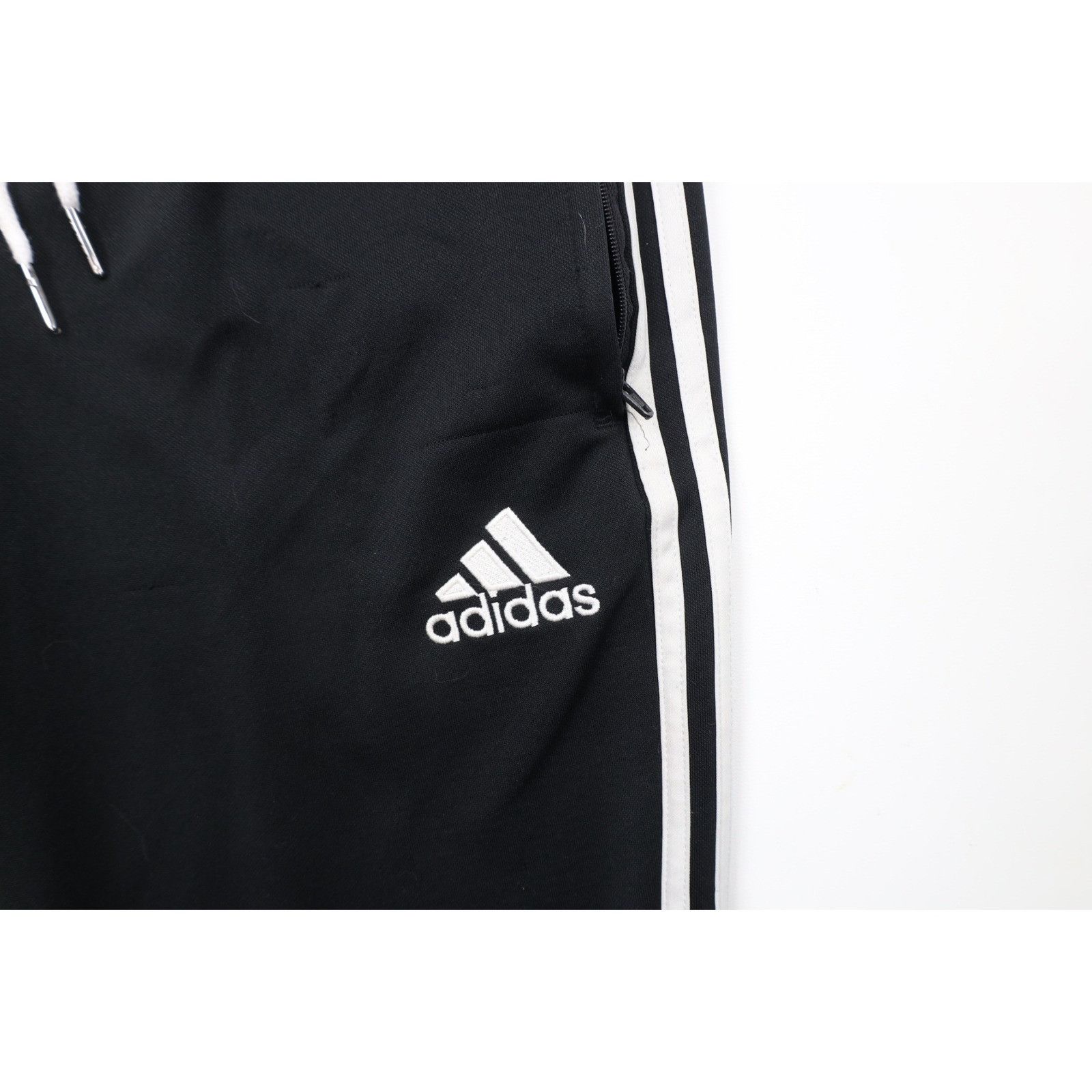 Adidas × Vintage Vintage Adidas Spell Out Striped Tapered Leg Soccer Pants Size US 32 / EU 48 - 5 Thumbnail