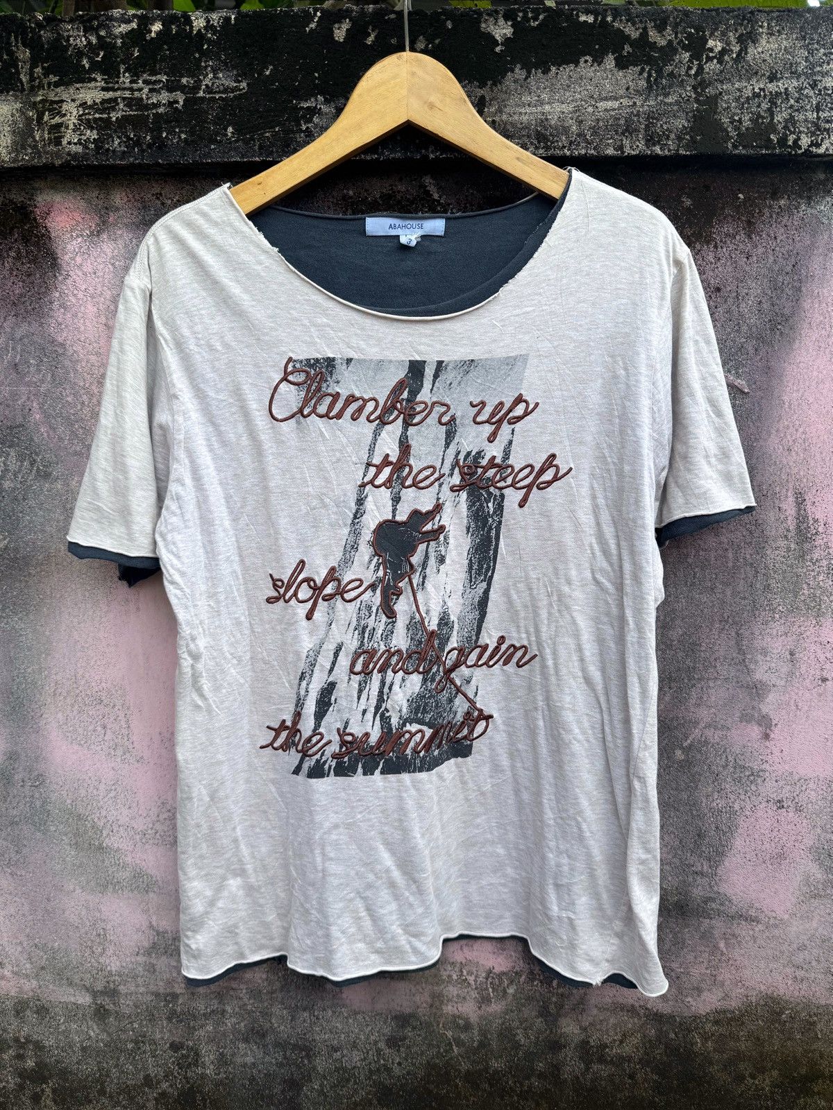If Six Was Nine × Japanese Brand Abahouse Double Layers Tees Size US M / EU 48-50 / 2 - 1 Thumbnail