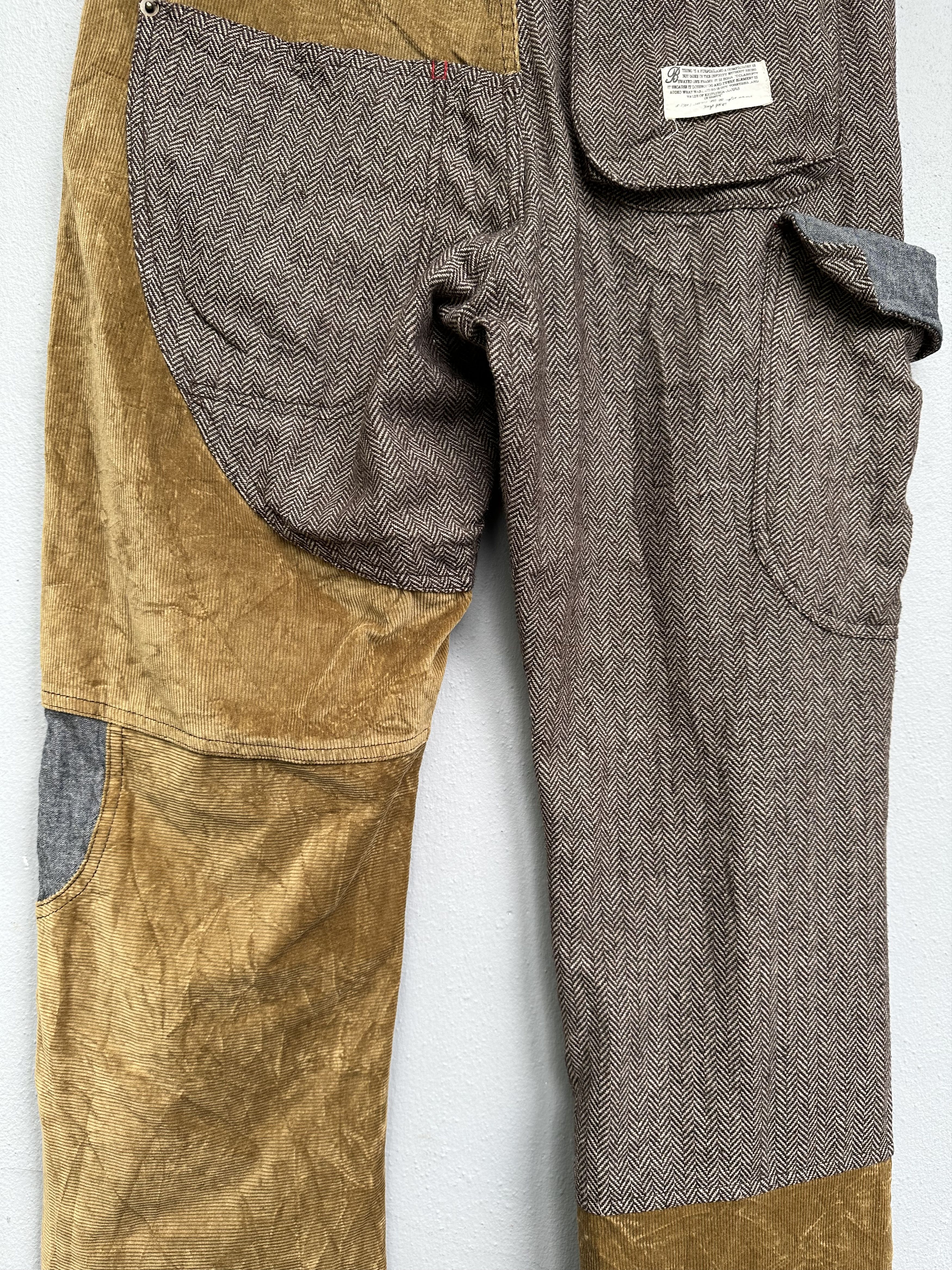 Kapital Brth Breath Reconstructed Hybrid Reworked Patchwork Pant Size US 34 / EU 50 - 15 Thumbnail