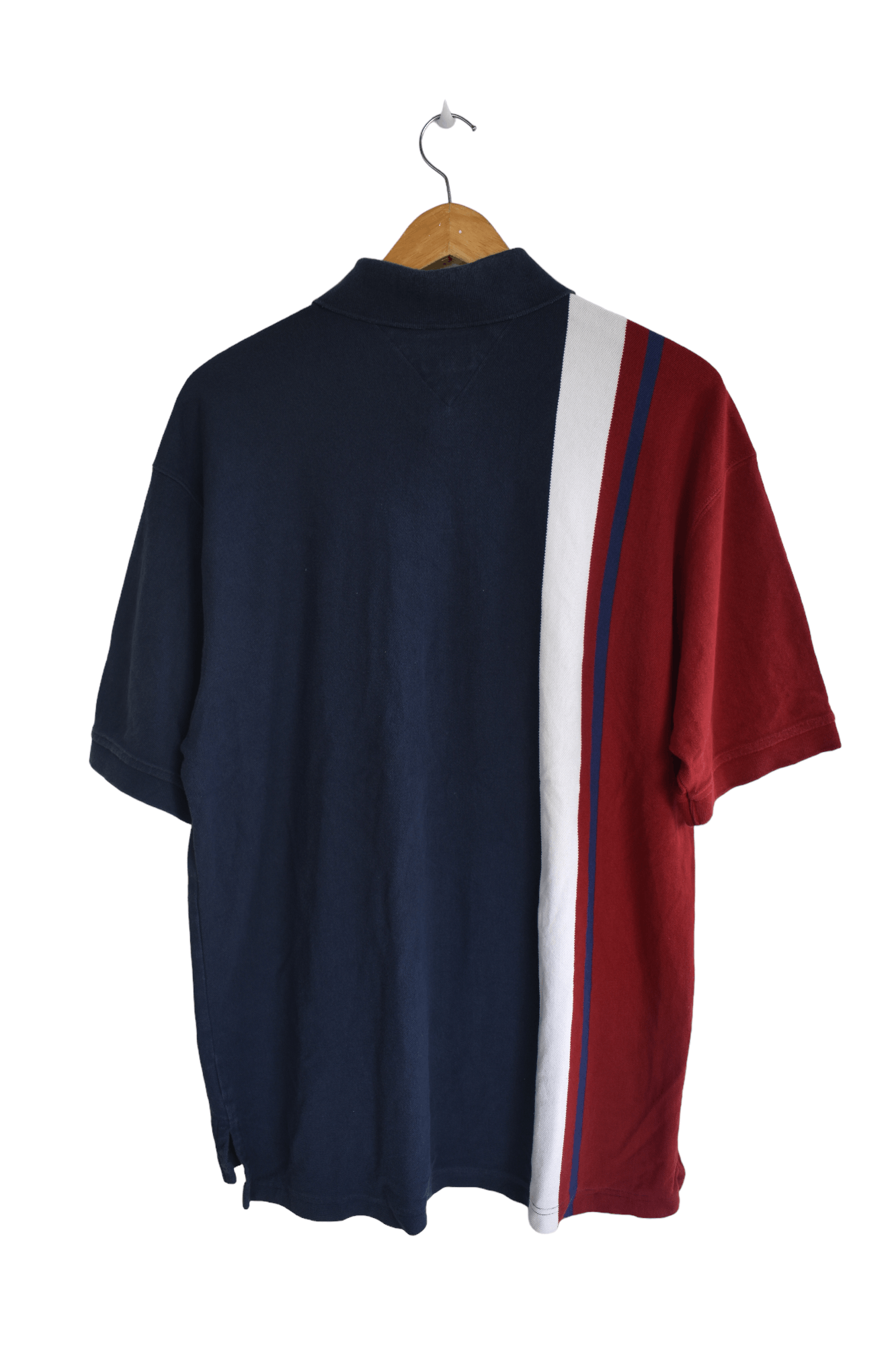 Tommy Hilfiger × Vintage Vintage Tommy Hilfiger Multicolour Stripe Polo A078 Size US L / EU 52-54 / 3 - 2 Thumbnail