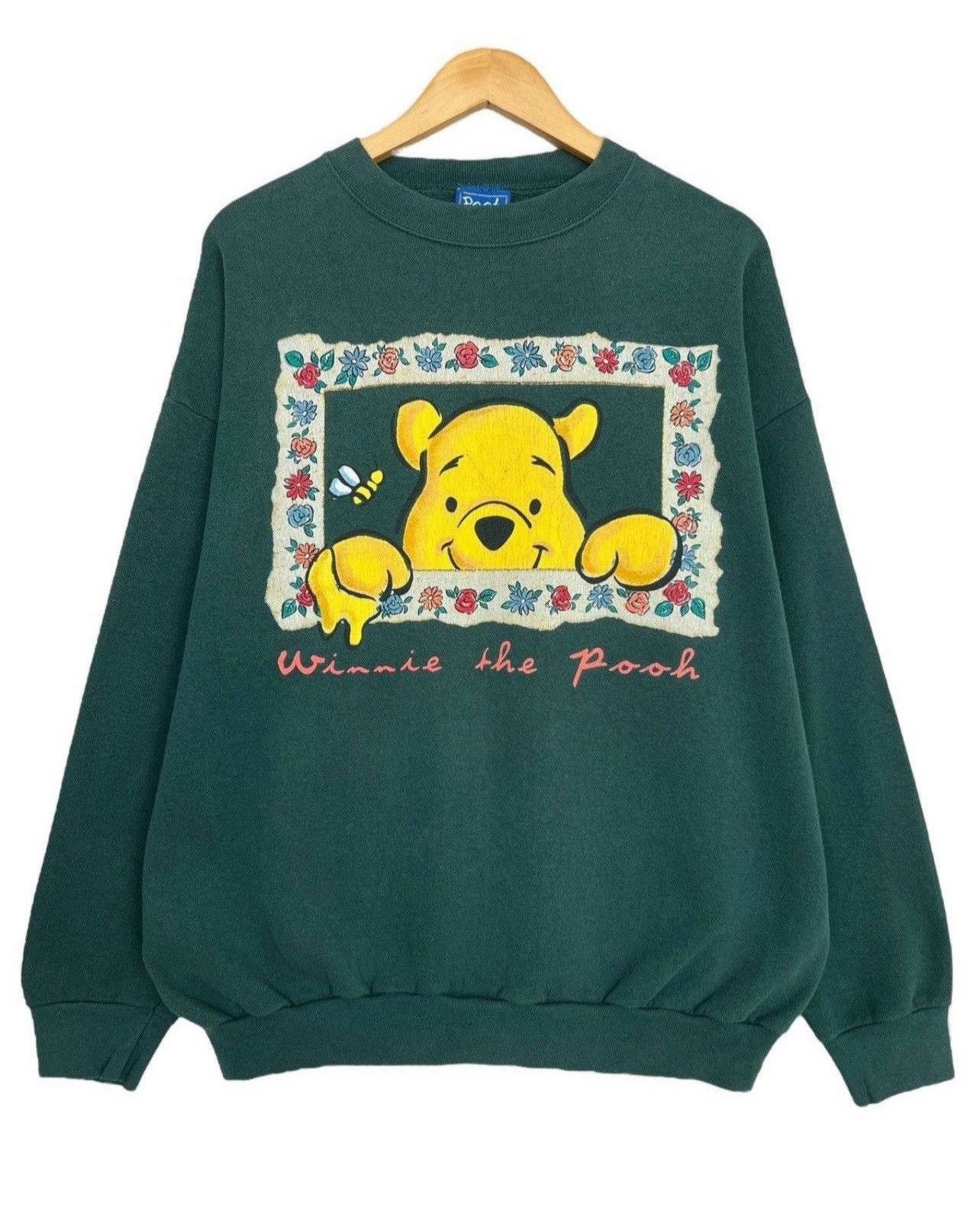 Green Winnie The Pooh Sweatshirt | Grailed