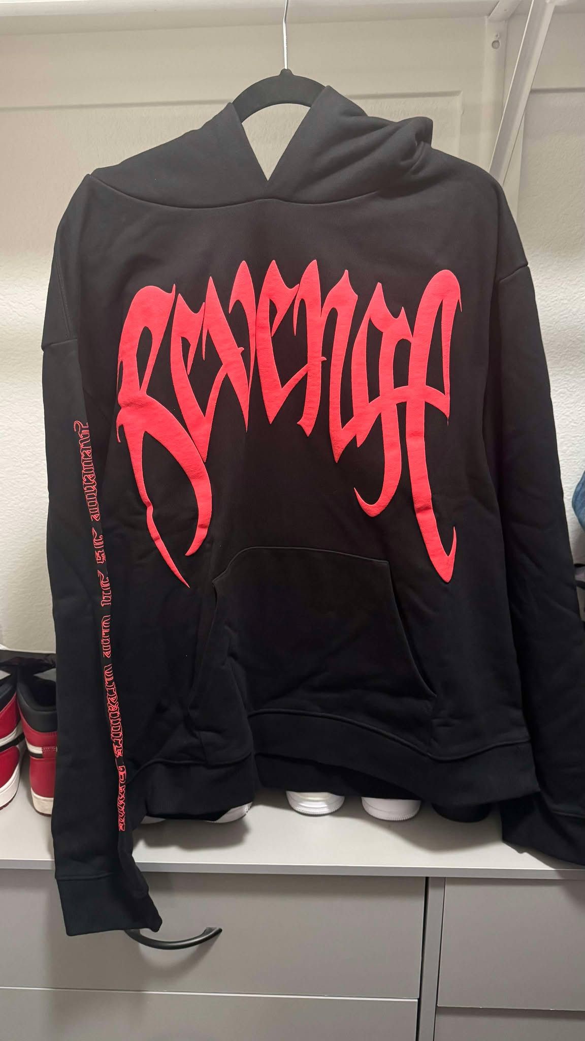 Revenge Revenge Bred Kill Hoodie Black/Red Size US XL / EU 56 / 4 - 1 Thumbnail
