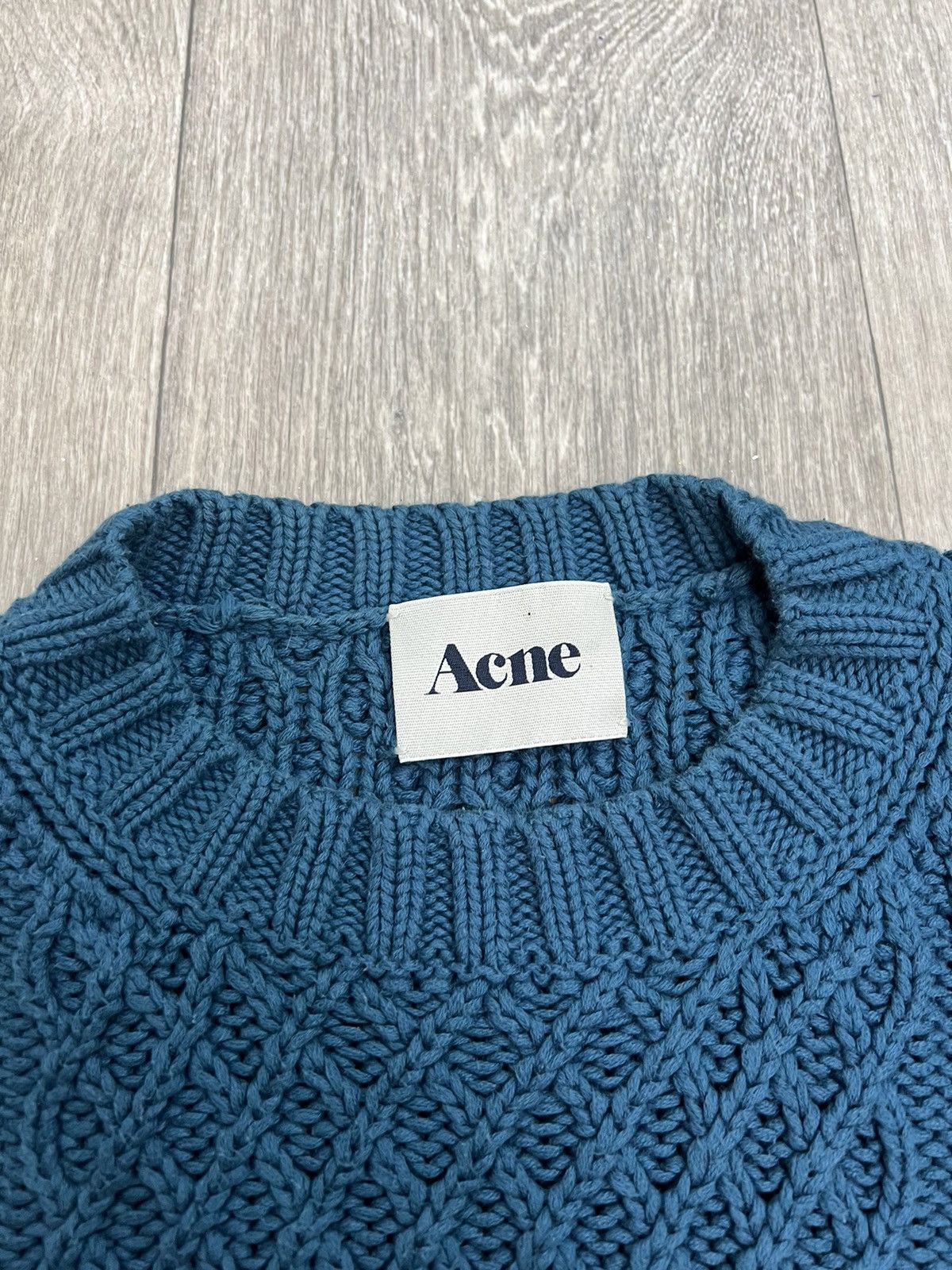 Acne Studios Acne Knit Cable Crop Sweater Size M / US 6-8 / IT 42-44 - 3 Thumbnail