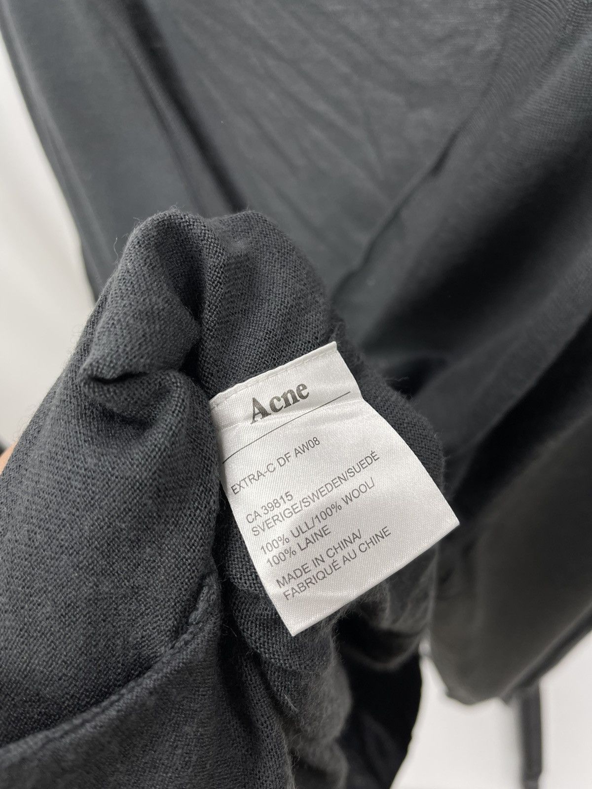 Acne Studios Acne Studios Cardigan Sweater Size S Grey 100% Wool Size US S / EU 44-46 / 1 - 4 Thumbnail