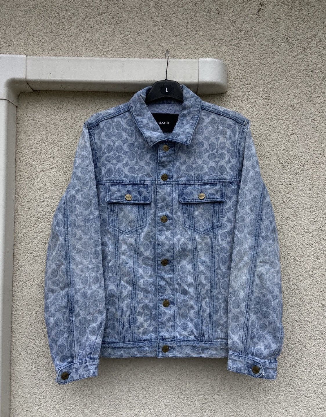 Coach Coach Monogram Denim Jacket luxury vintage Size US M / EU 48-50 / 2 - 1 Thumbnail