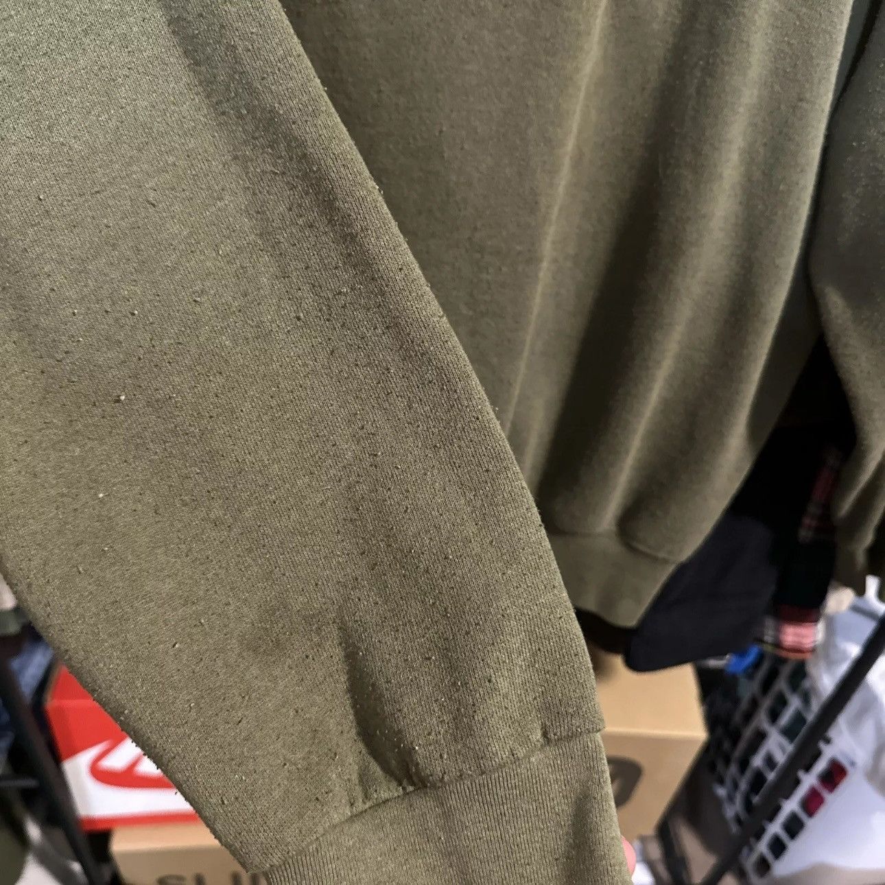 Vintage Vintage USMC Sweatshirt Green Marines Crew Neck Military USA Size US L / EU 52-54 / 3 - 5 Thumbnail