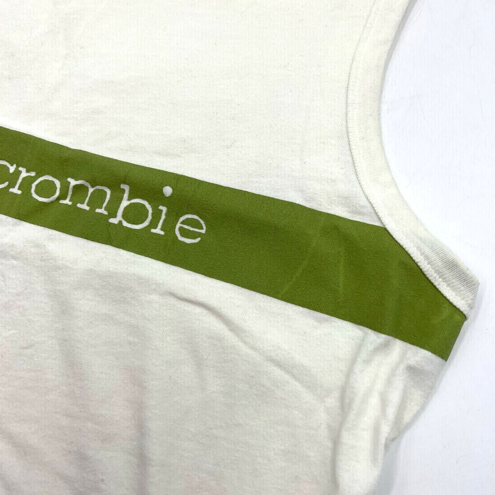 Abercrombie & Fitch Vintage Abercrombie & Fitch Tank Top White Y2K Size L / US 10 / IT 46 - 5 Thumbnail