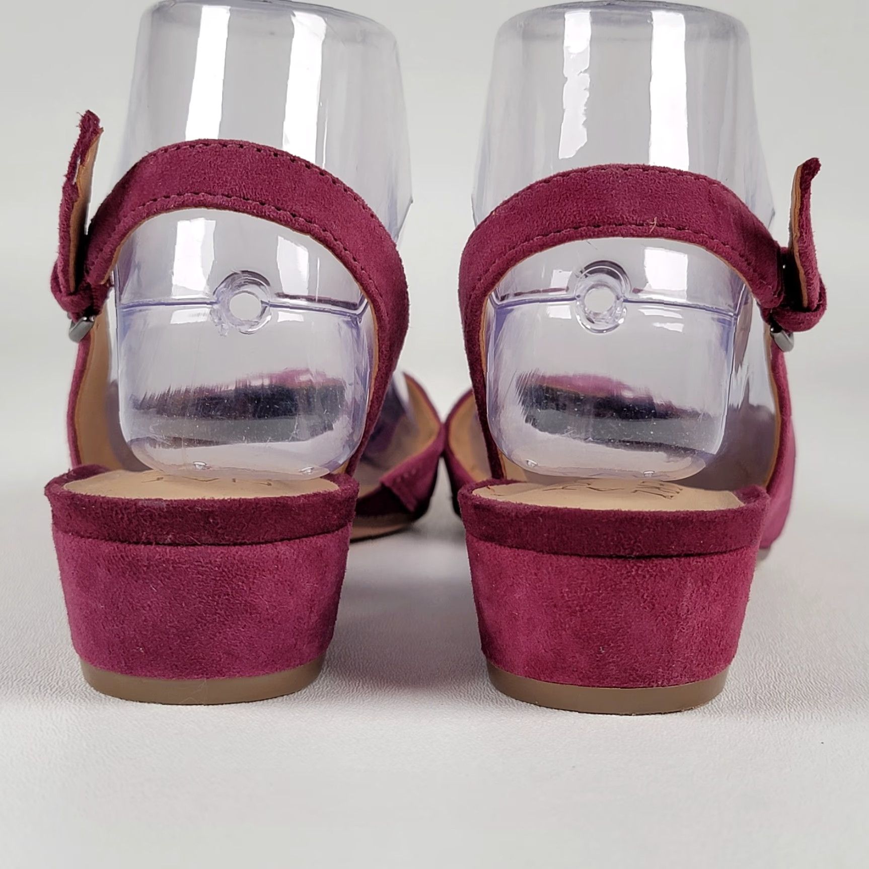 Naturalizer Naturalizer Banks Wild Rose Pink Suede Slingback Strap Flats Women’s Flat Buckle Closure Pink Suede Flats Size US 7 / IT 37 - 6 Thumbnail
