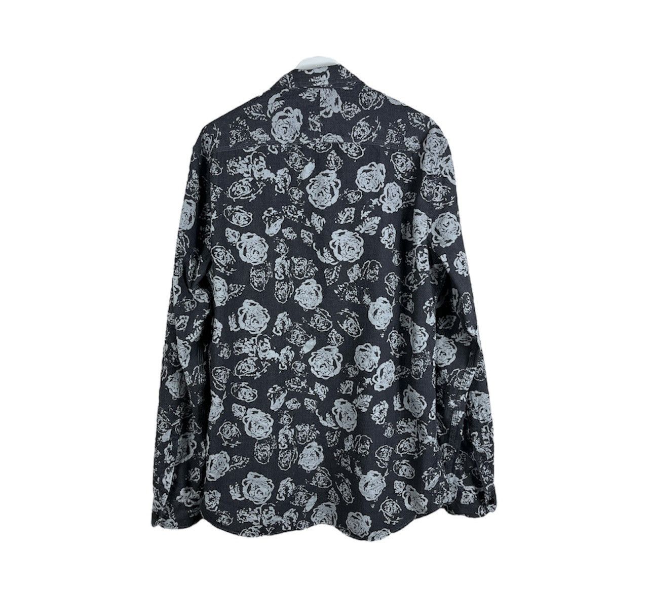 Diesel × Vintage Vintage archive Diesel Industries roses full print y2k shirt Size US L / EU 52-54 / 3 - 2 Thumbnail