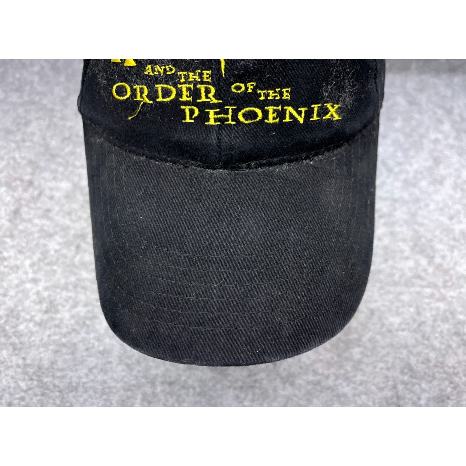 Vintage Scholastic Hat Cap Baseball Adjustable One Size Black Unisex Adults Harry Potter Order Of The Phoenix Movie Book Theme Mens Womens Size ONE SIZE - 3 Thumbnail