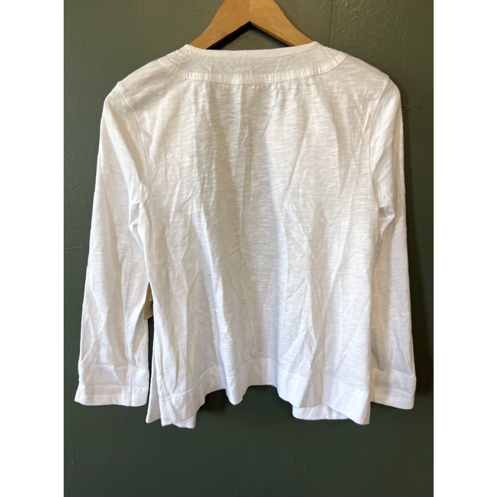 Vintage NWT Nurture Cardigan White Womens Small Cotton 100 Solid Sweater Cardigan - Women Mens? Size S / US 4 / IT 40 - 4 Thumbnail