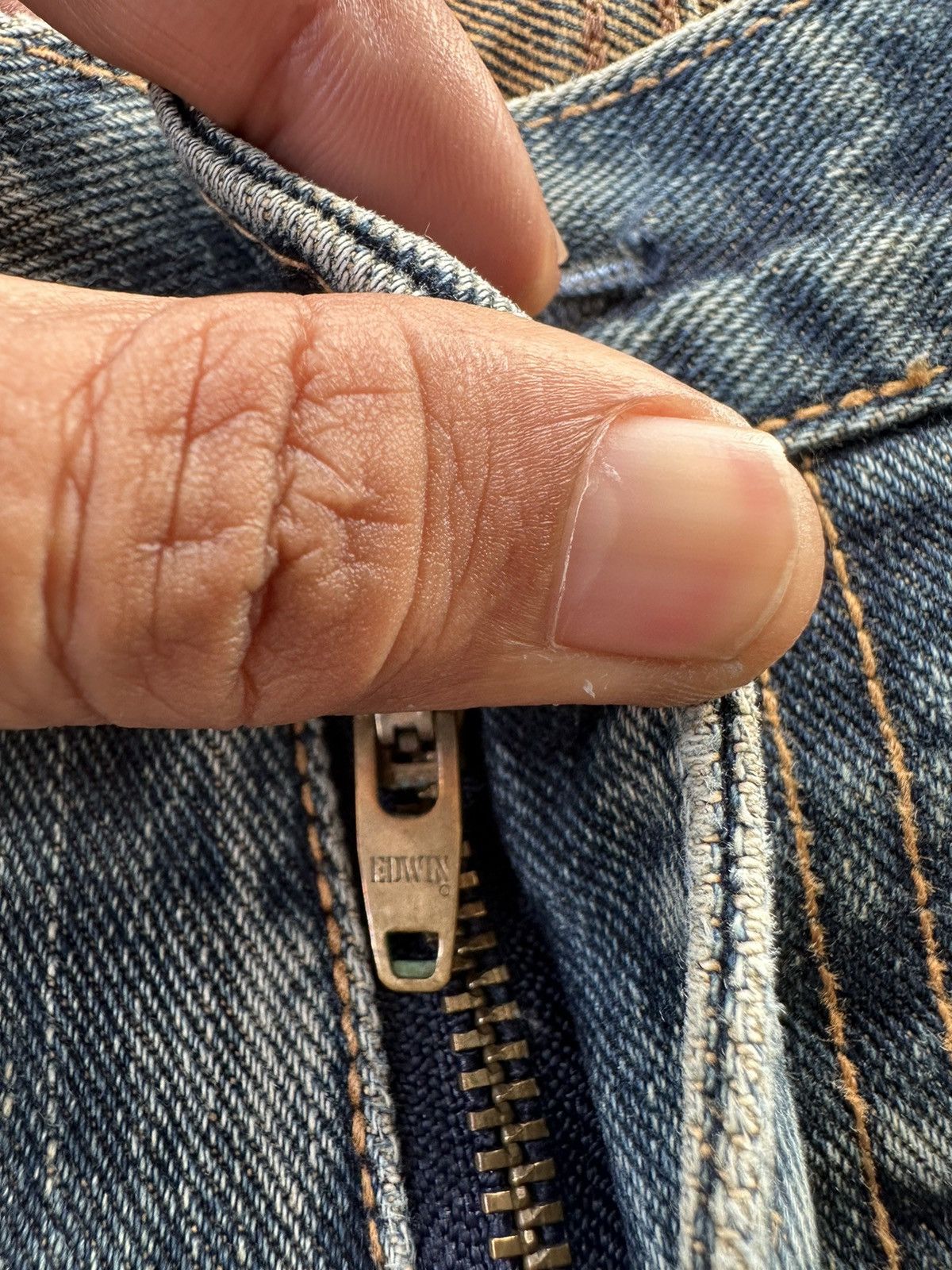 Dogtown × Edwin × JNCO Vintage Edwin 404 Japan Big Size Denim D325 Size US 38 / EU 54 - 12 Thumbnail