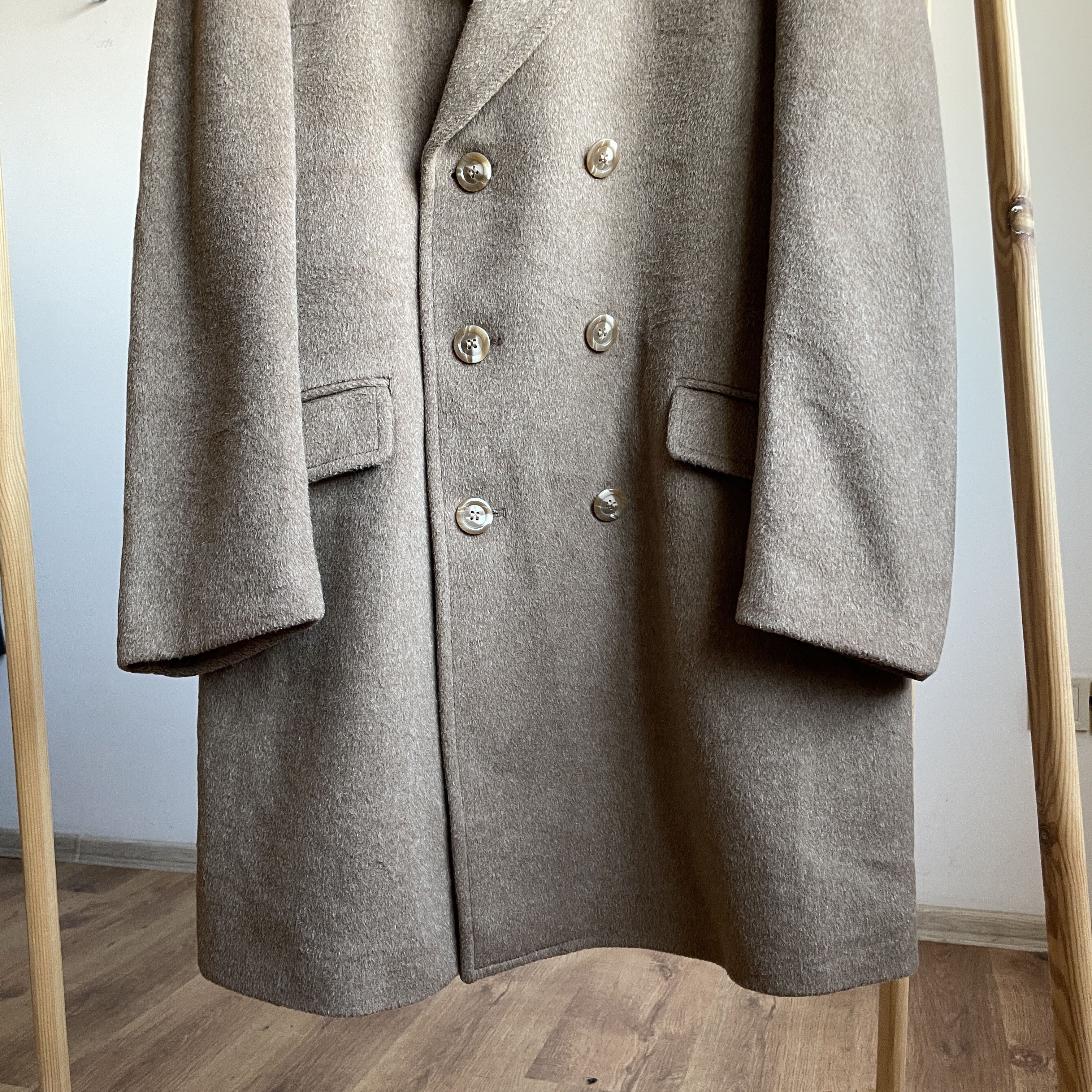 Vintage Dunn & Co Vintage Worsted Wool Double Breasted Overcoat Size US L / EU 52-54 / 3 - 5 Thumbnail