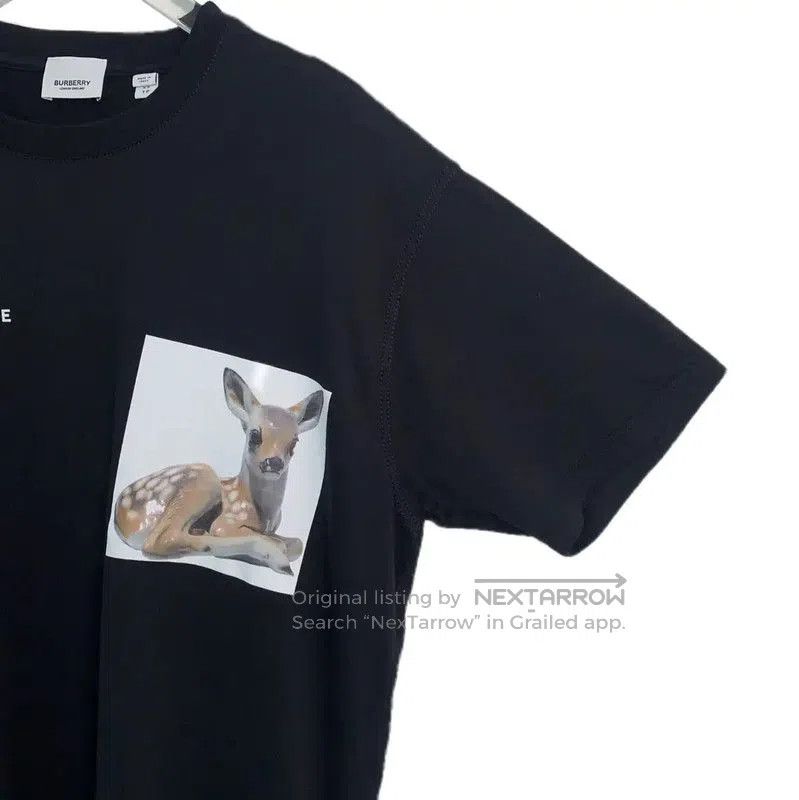 Burberry Burberry Black Cotton Women's T-Shirt. Size XS / US 0-2 / IT 36-38 - 4 Thumbnail