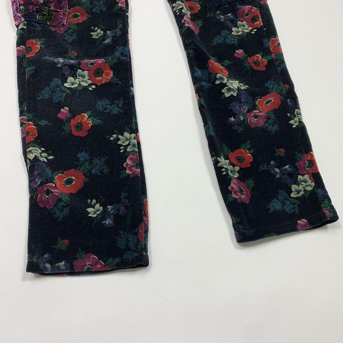 Kenzo Kenzo Vilvet Flowers Pant Vintage 80s Made In France Size 26" / US 2 / IT 38 - 4 Thumbnail