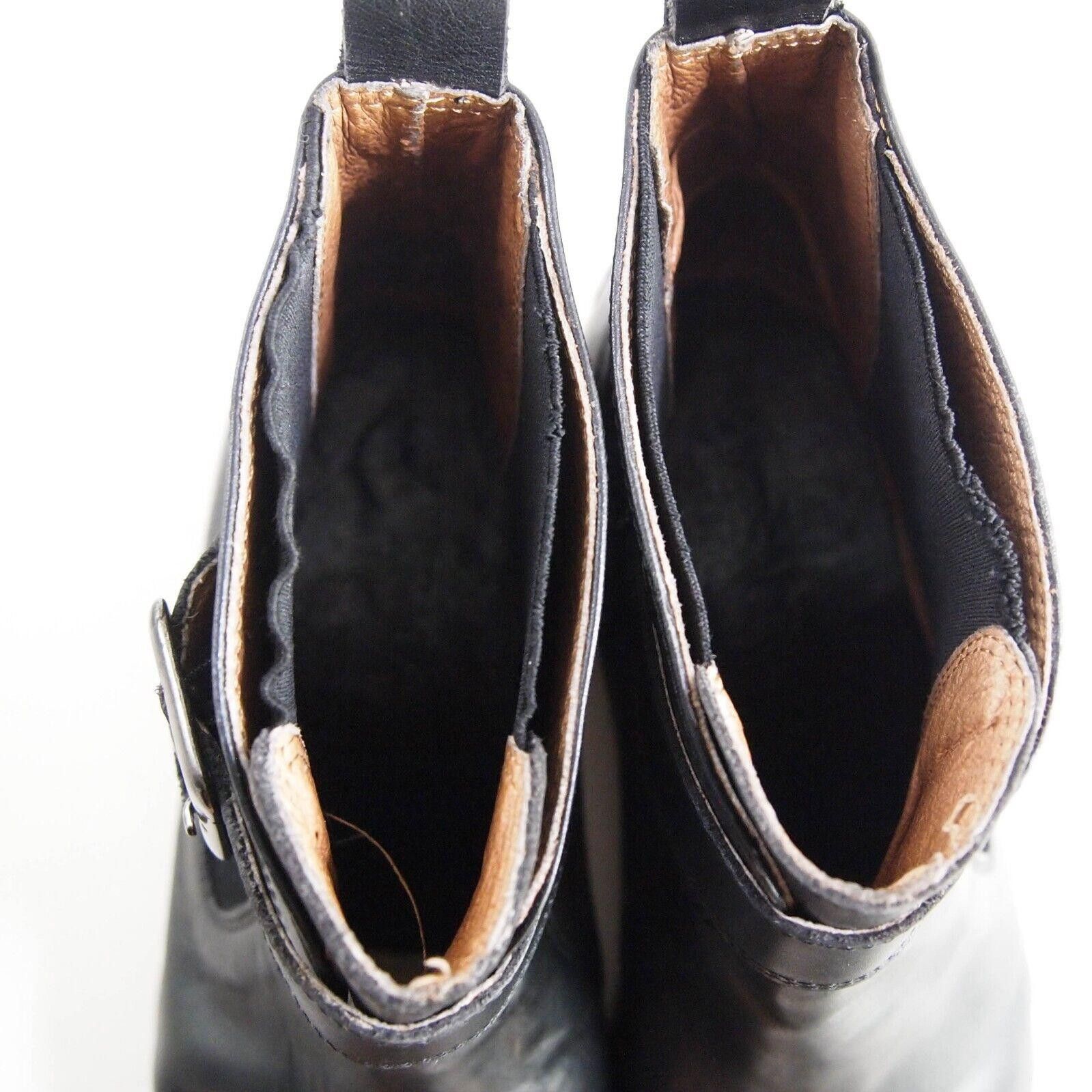 Versace Versace Buckled Boots Black Leather Mens Size US 9 EU 42 Size US 9 / EU 42 - 7 Thumbnail