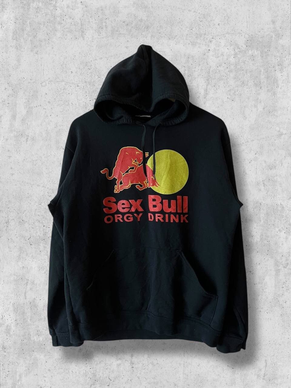 Vintage Sex Bull Energy Drink Vintage Hoodie hooded sex boxy Size US M / EU 48-50 / 2 - 1 Thumbnail