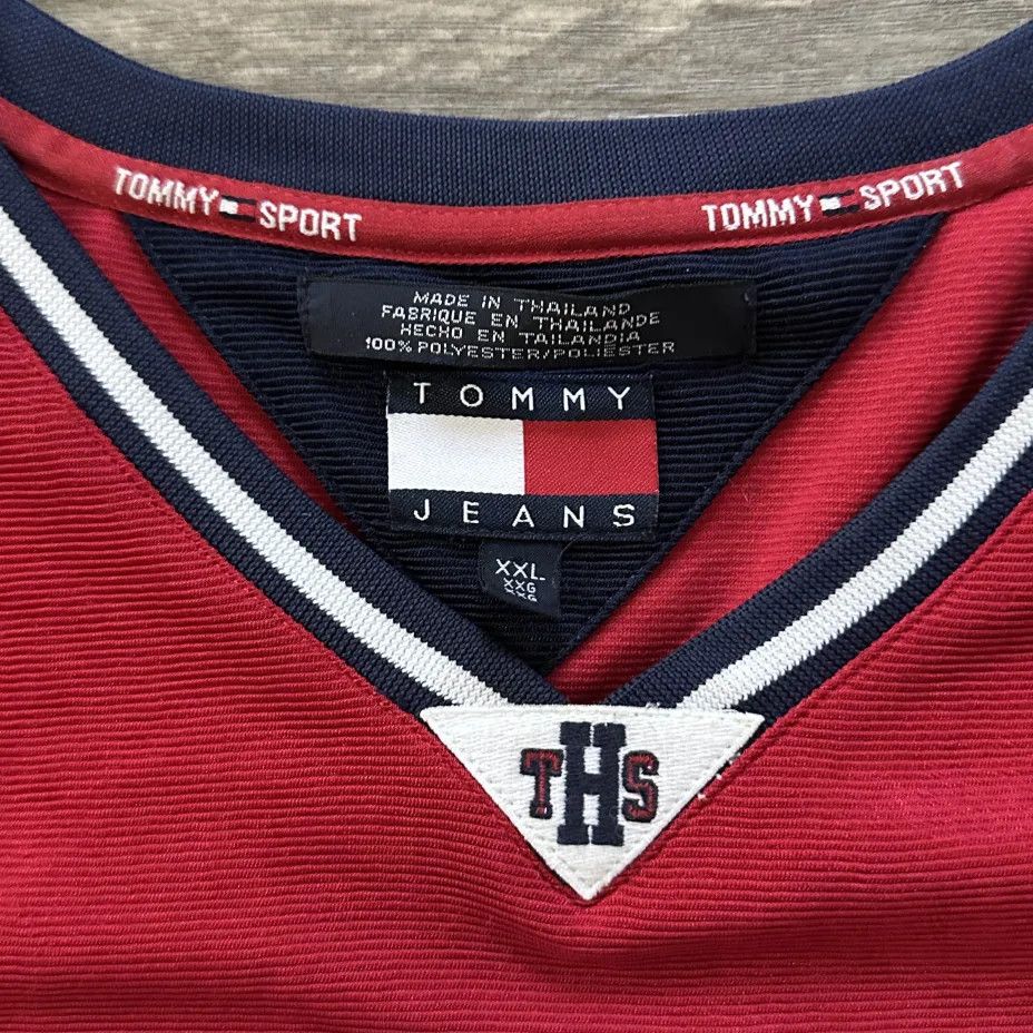 Tommy Hilfiger Vintage Tommy Hilfiger Tommy Sport 85 Basketball Jersey Size US XXL / EU 58 / 5 - 4 Thumbnail