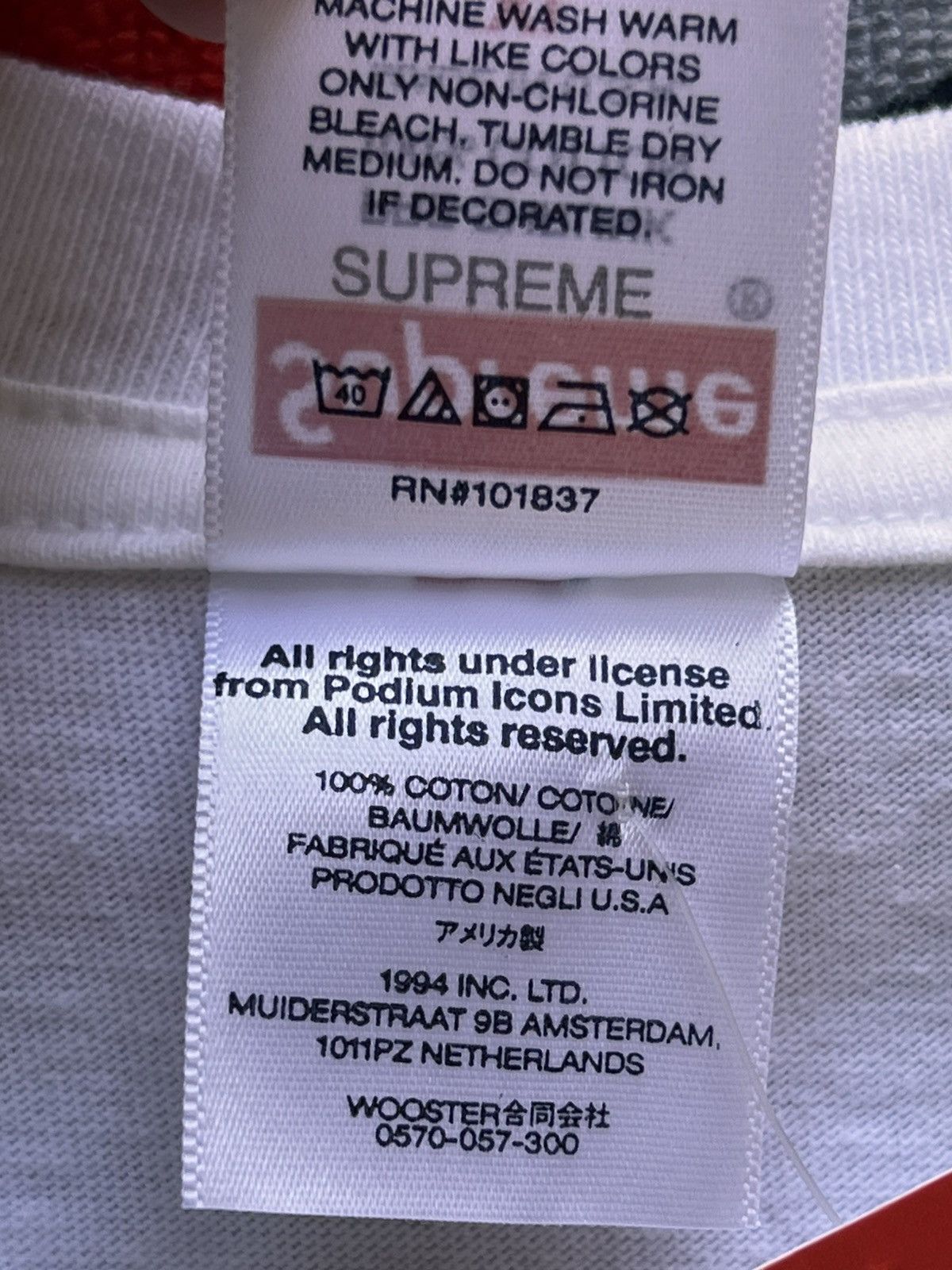 Supreme XL Supreme Maradona Tee white T-shirt football diego drugs Size US XL / EU 56 / 4 - 24 Thumbnail