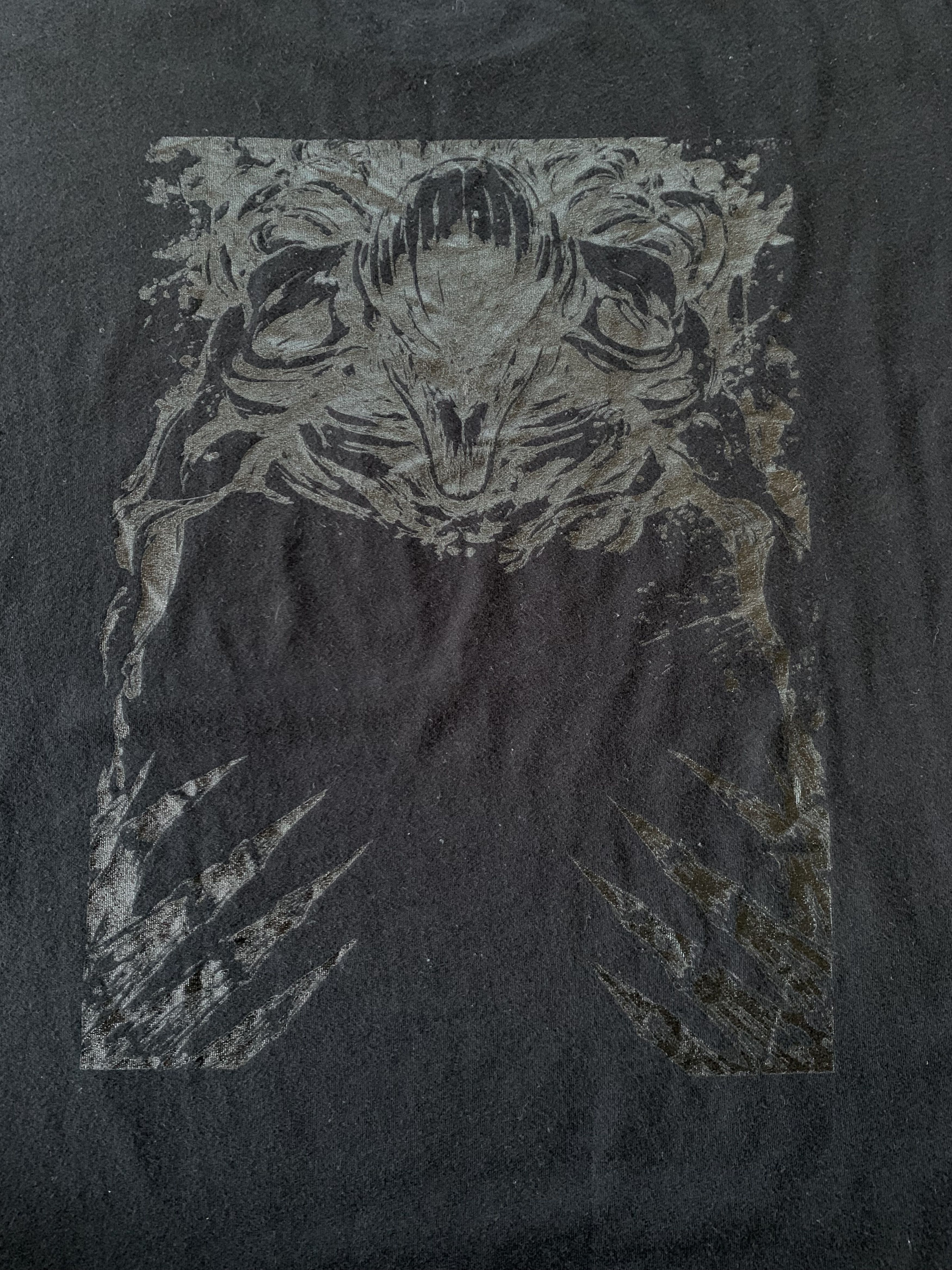 Japanese Brand × Uniqlo Uniqlo Alien Black Printed T-Shirt Size US L / EU 52-54 / 3 - 6 Thumbnail