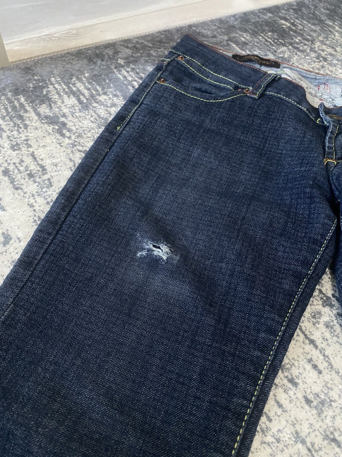 Christian Audigier Ed hardy x christian audiger vintage drip skull in ass jeans Size 29" - 9 Thumbnail